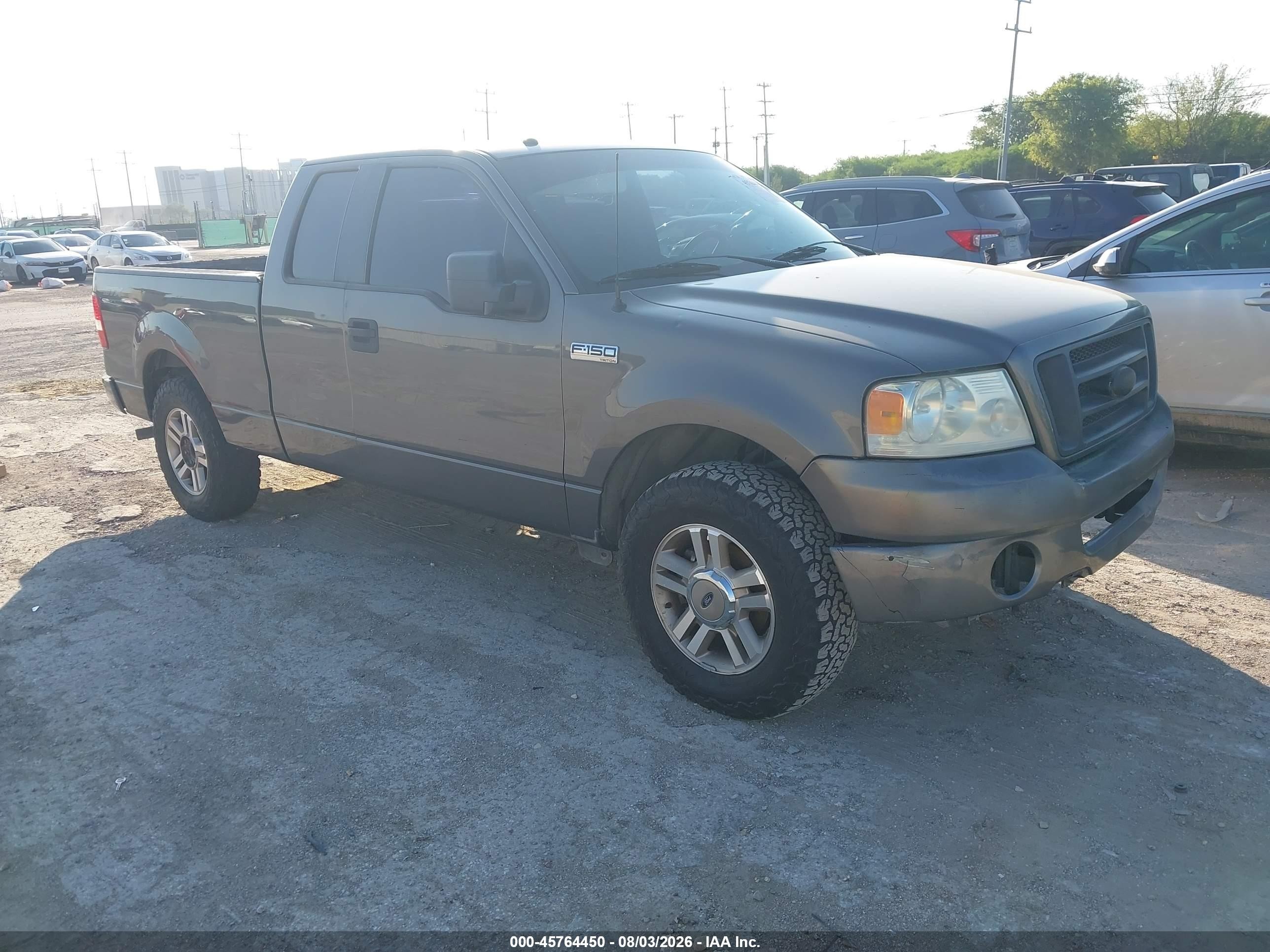 2008 Ford F-150 60th Anniversary/fx2/stx/xl/xlt Gray vin: 1FTRX12W68FA24211
