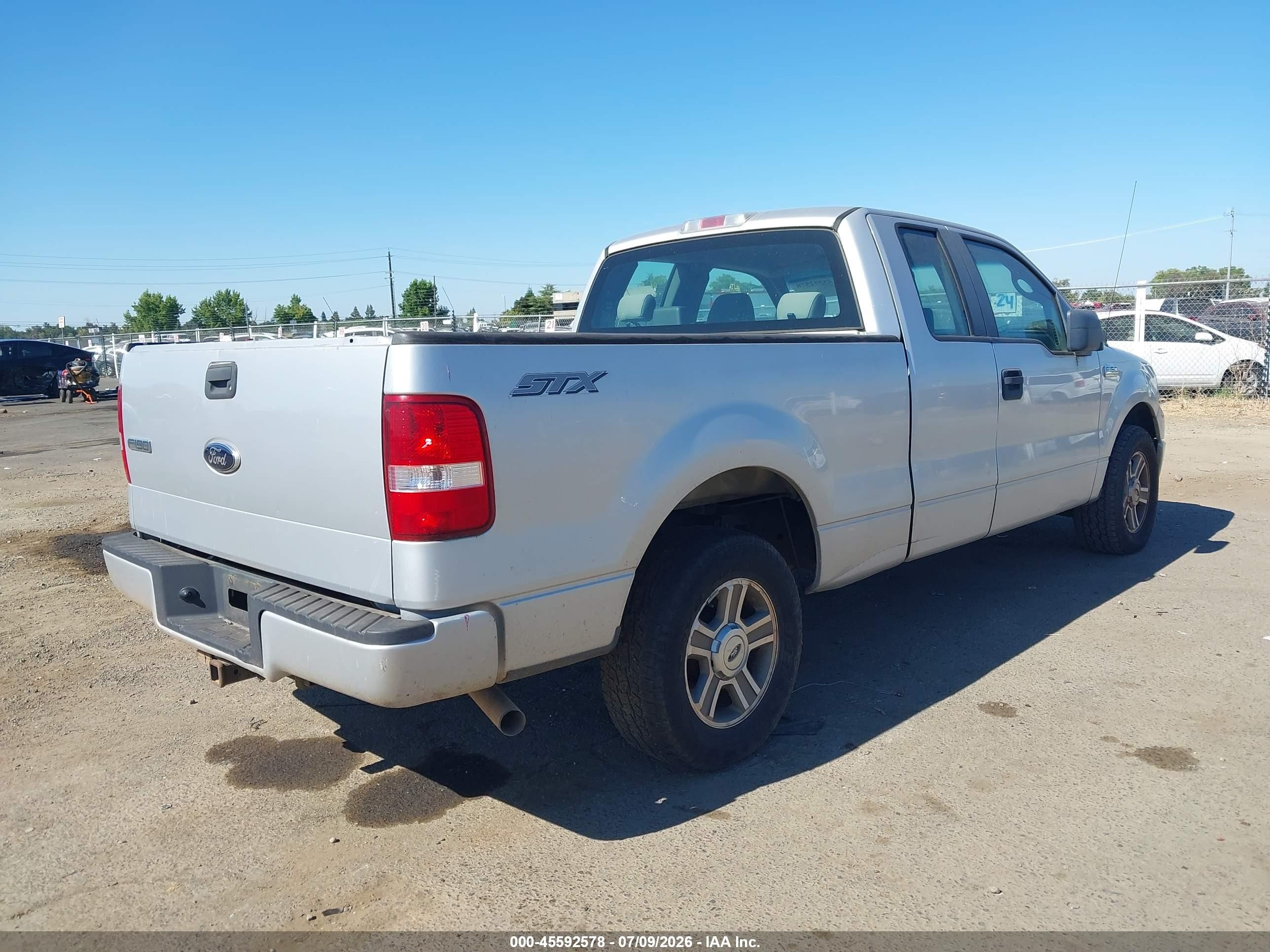 2008 Ford F-150 60th Anniversary/fx2/stx/xl/xlt Gray vin: 1FTRX12W68FB33901