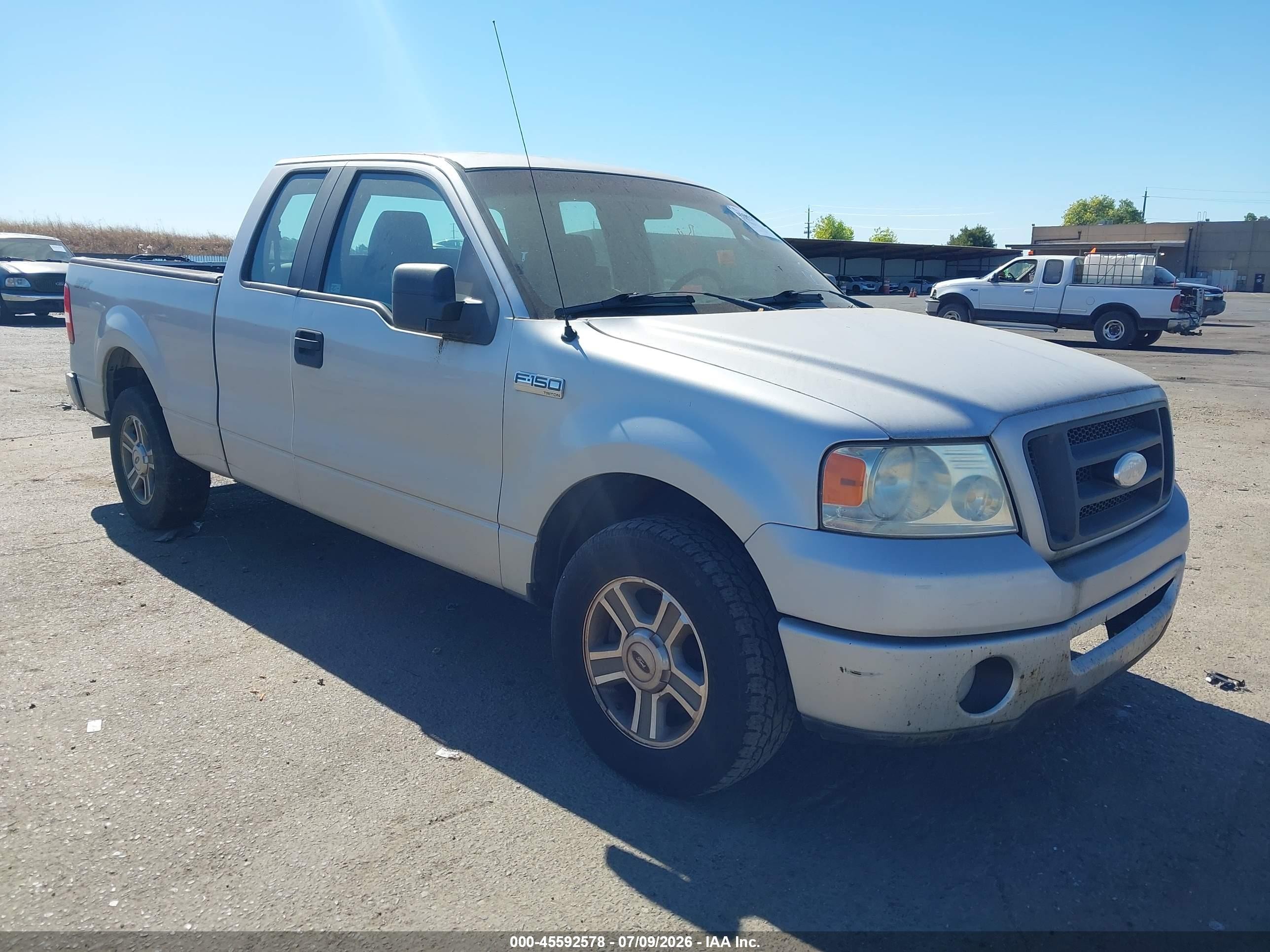 2008 Ford F-150 60th Anniversary/fx2/stx/xl/xlt Gray vin: 1FTRX12W68FB33901