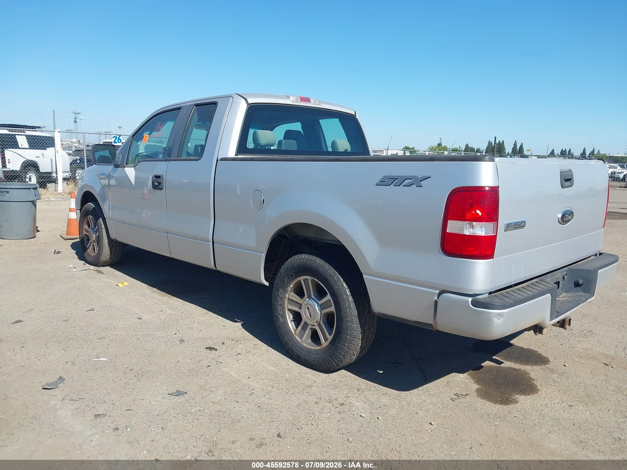 2008 Ford F-150 60th Anniversary/fx2/stx/xl/xlt Gray vin: 1FTRX12W68FB33901
