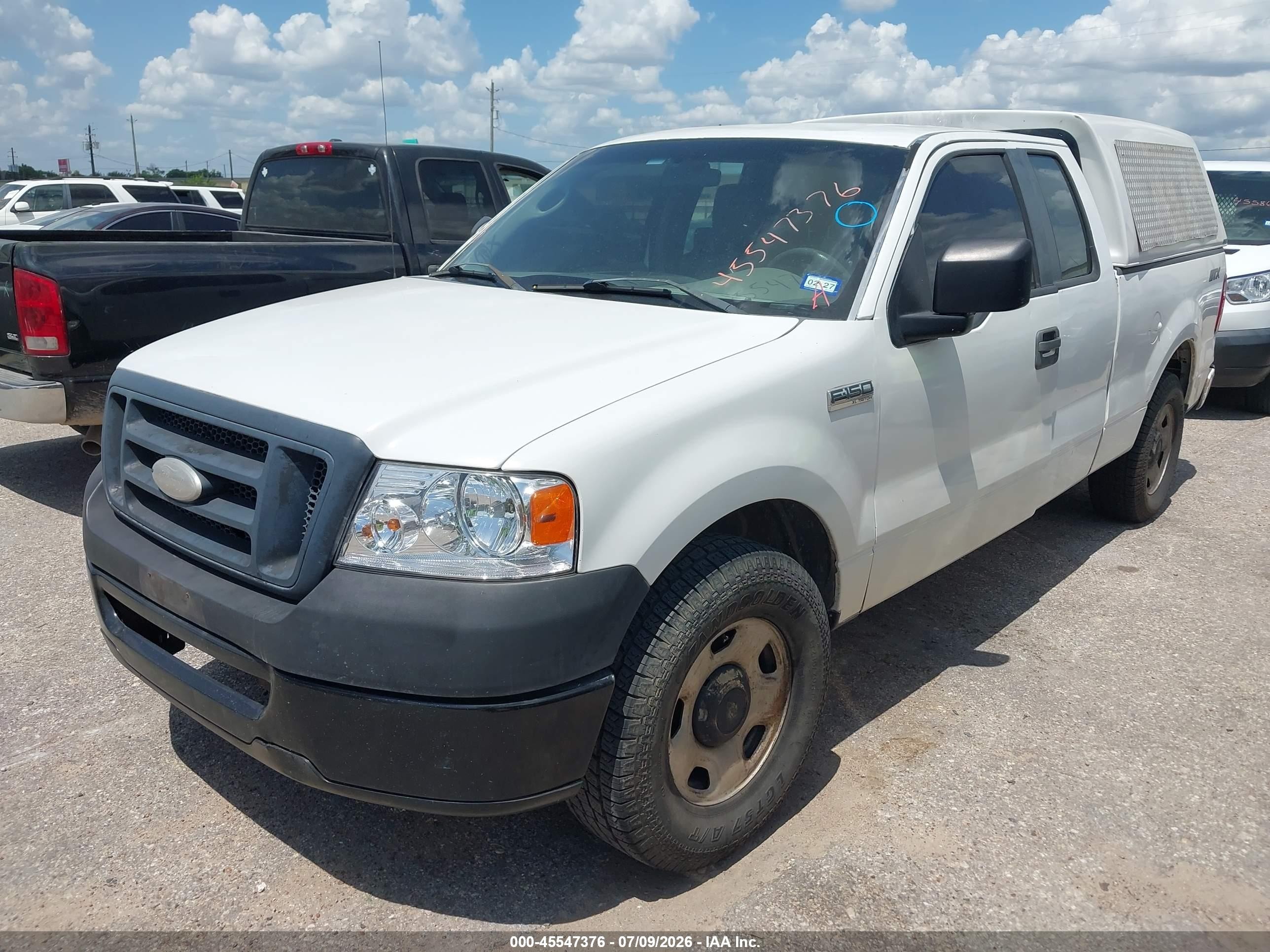 2008 Ford F-150 60th Anniversary/fx2/stx/xl/xlt White vin: 1FTRX12W68FC14798