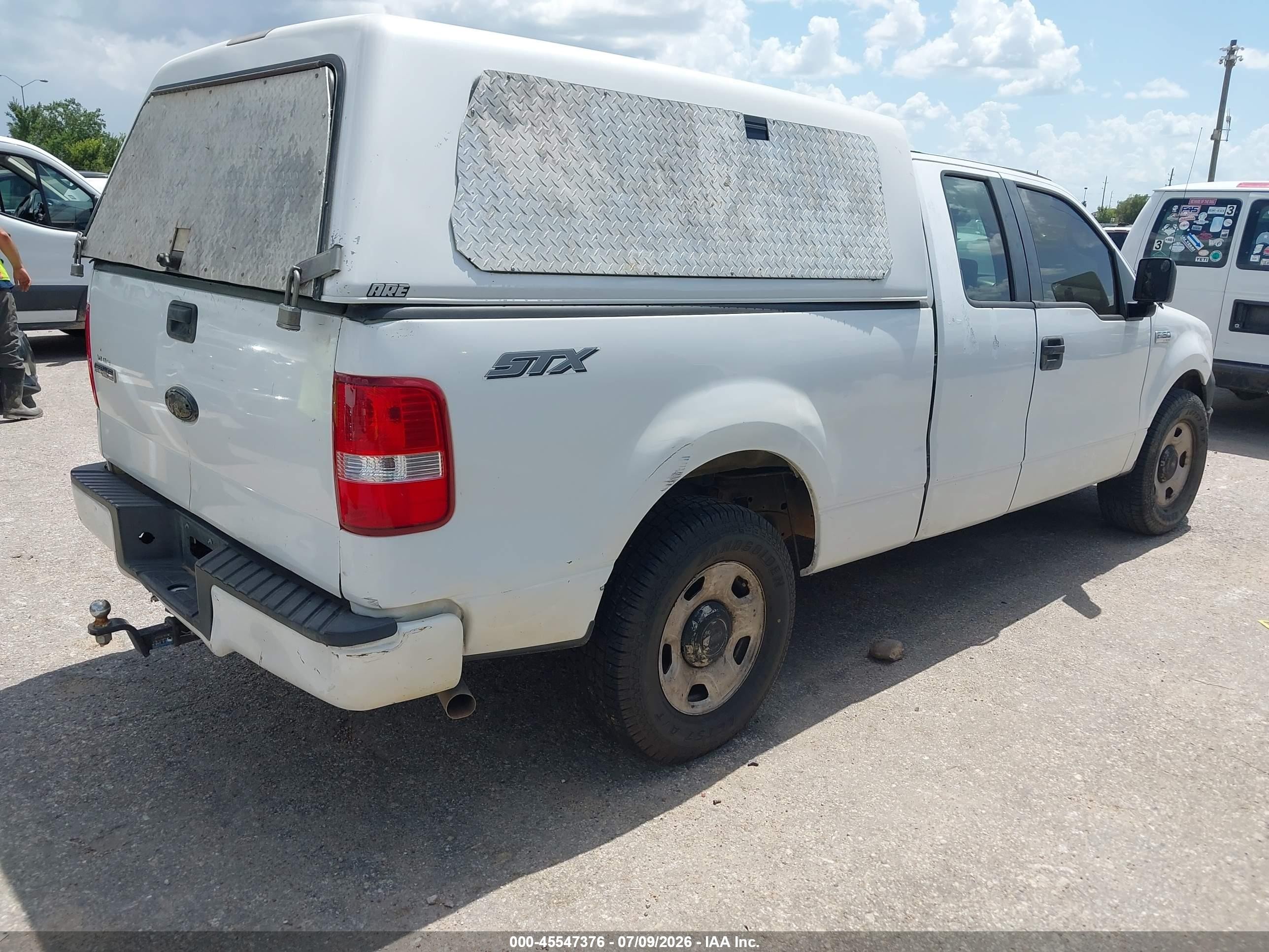 2008 Ford F-150 60th Anniversary/fx2/stx/xl/xlt White vin: 1FTRX12W68FC14798