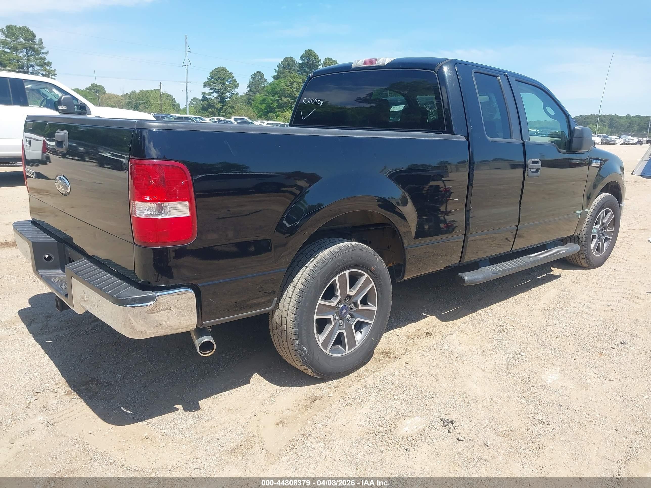 2008 Ford F-150 Fx2/stx/xl/xlt Black vin: 1FTRX12W68FC20908