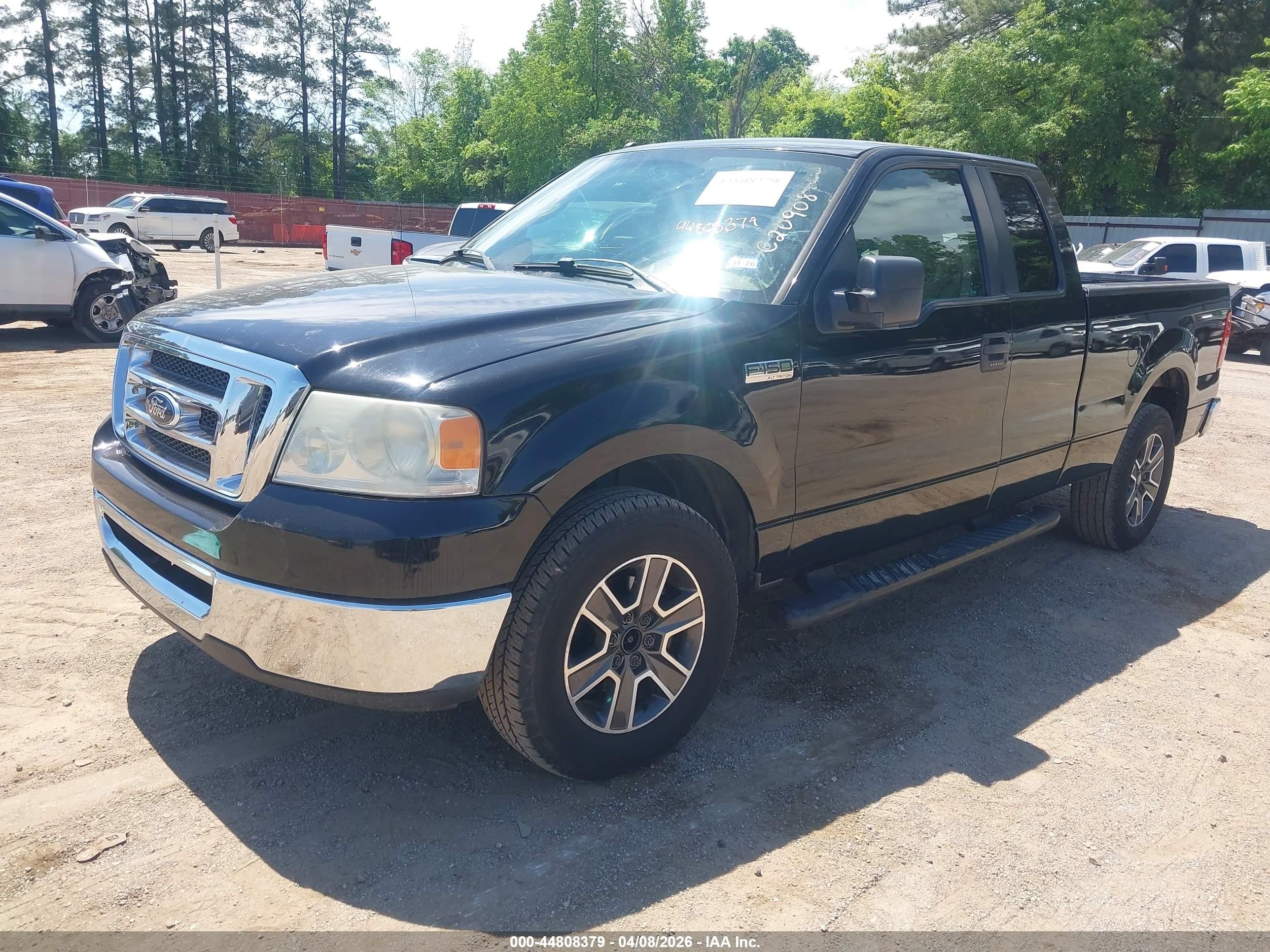 2008 Ford F-150 Fx2/stx/xl/xlt Black vin: 1FTRX12W68FC20908