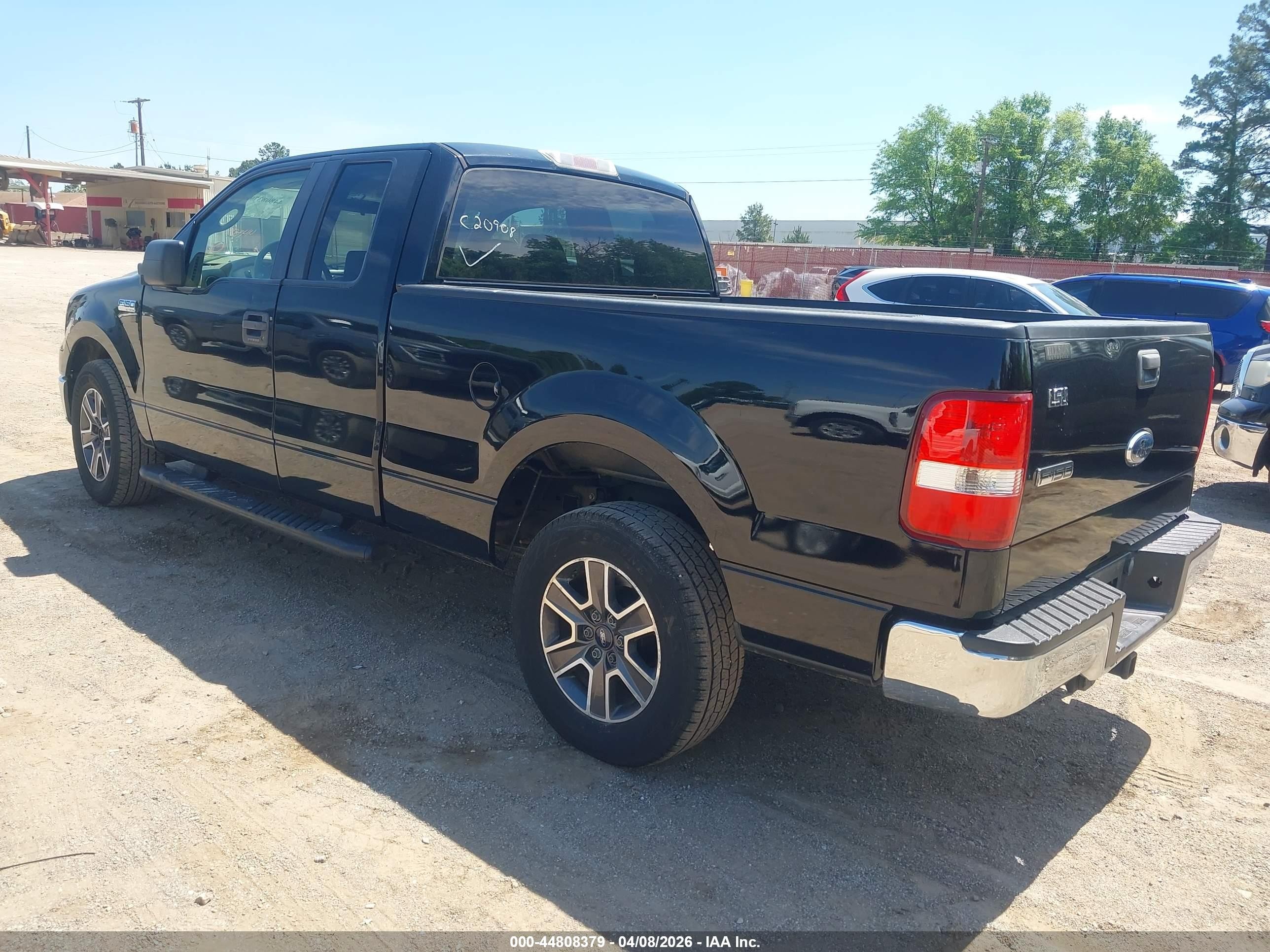 2008 Ford F-150 Fx2/stx/xl/xlt Black vin: 1FTRX12W68FC20908