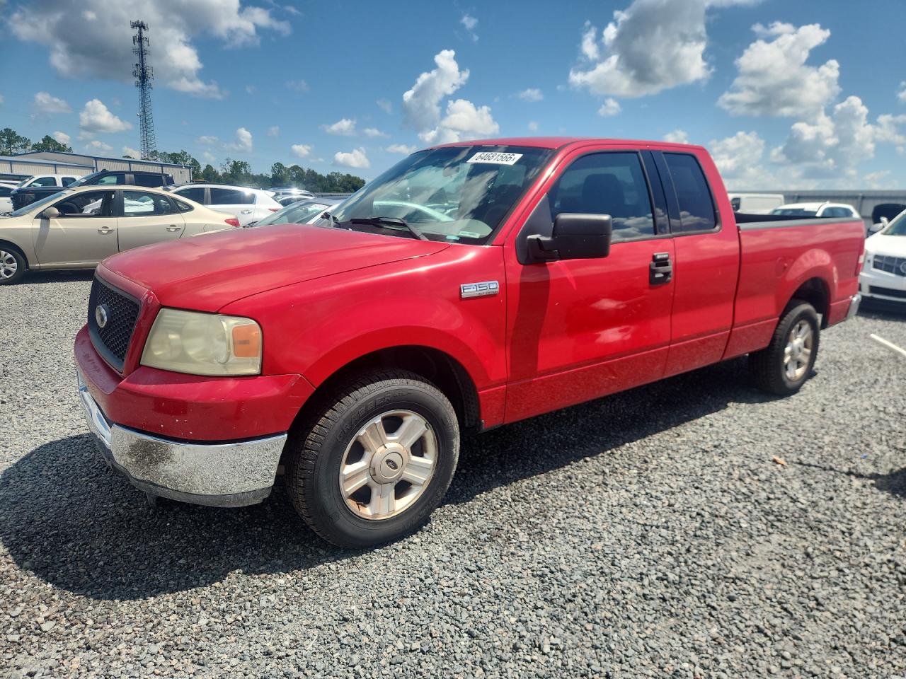 2004 Ford F150 Red vin: 1FTRX12W74NA72798