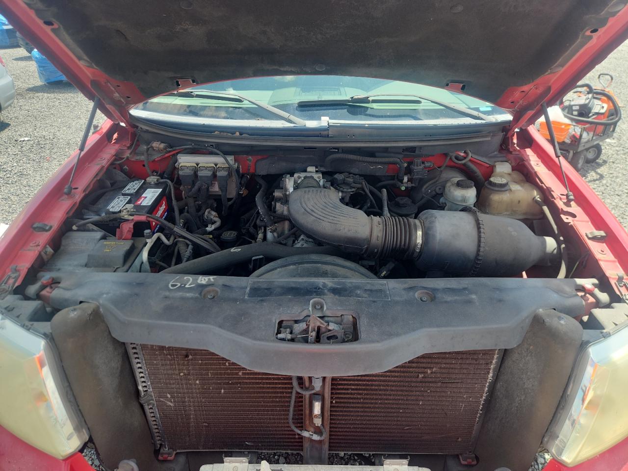 2004 Ford F150 Red vin: 1FTRX12W74NA72798