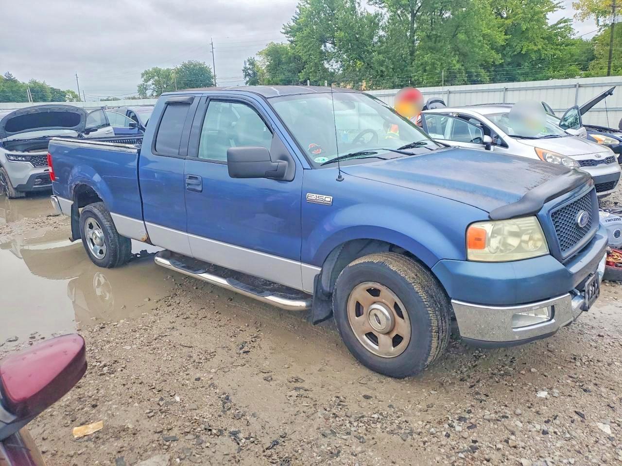 2004 Ford F150 Blue vin: 1FTRX12W74NB14645