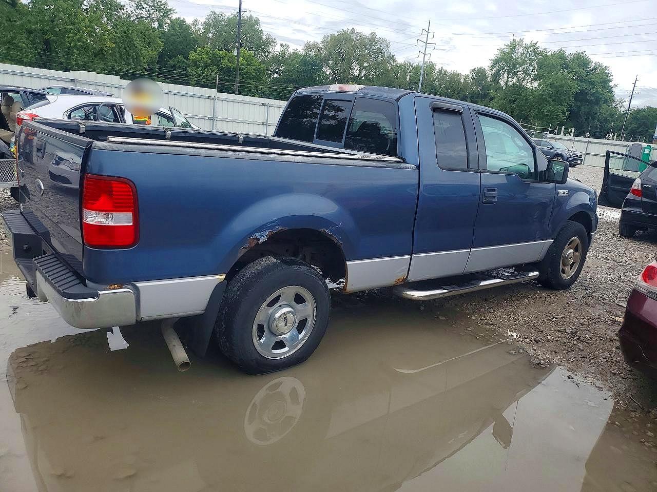 2004 Ford F150 Blue vin: 1FTRX12W74NB14645