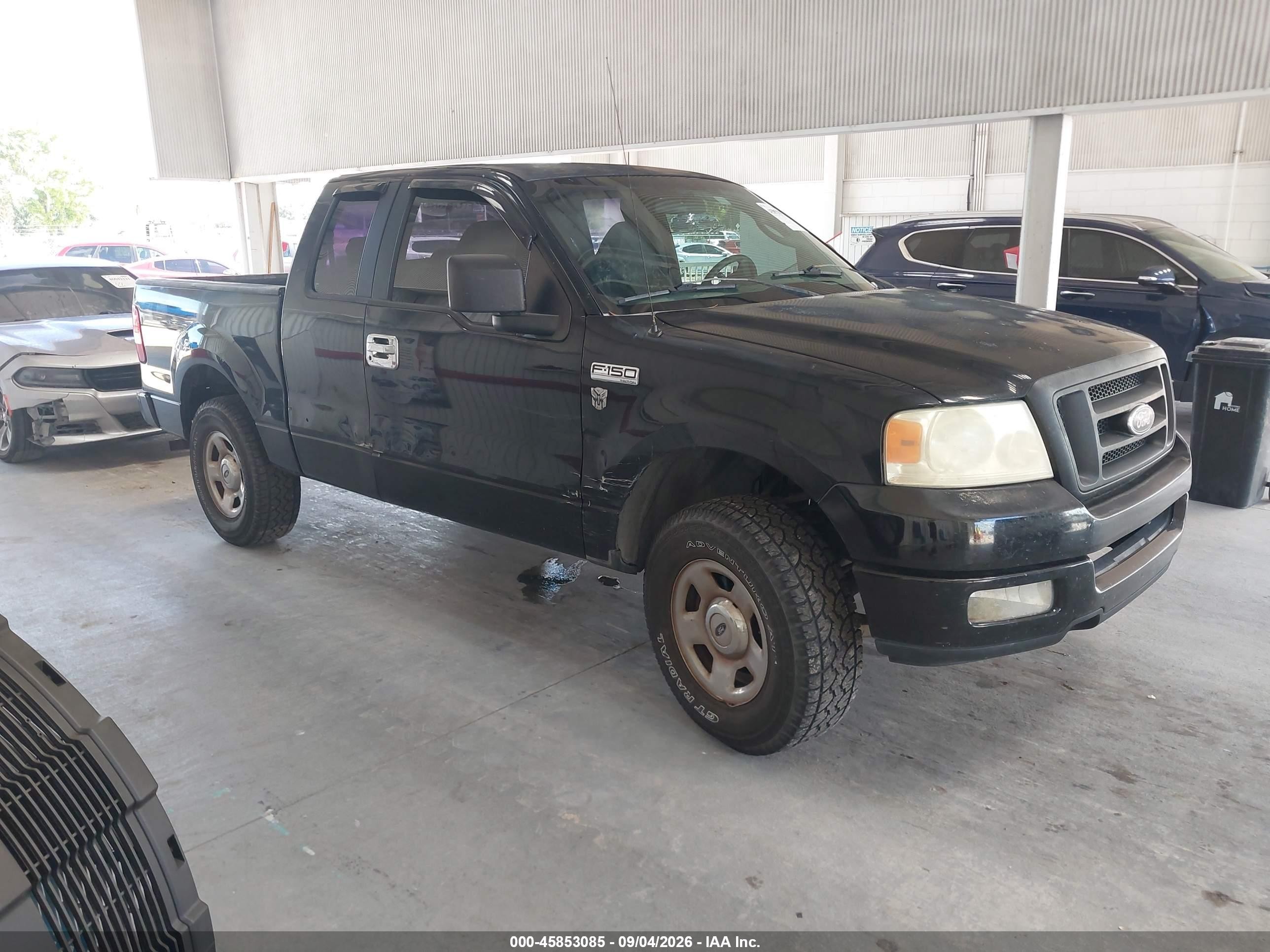 2005 Ford F-150 Stx/xl/xlt Black vin: 1FTRX12W75FA61909