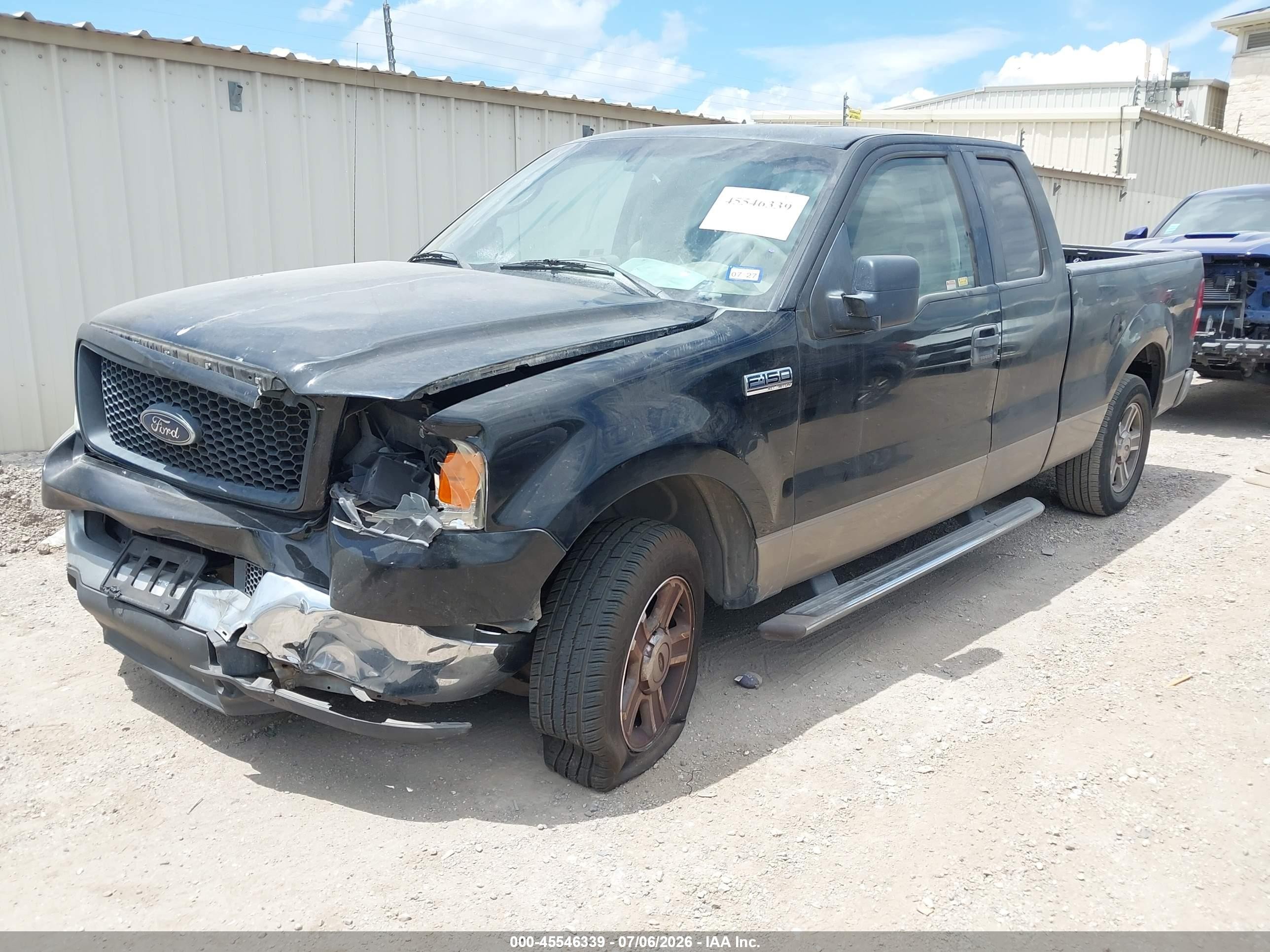 2005 Ford F-150 Stx/xl/xlt Black vin: 1FTRX12W75NB93672