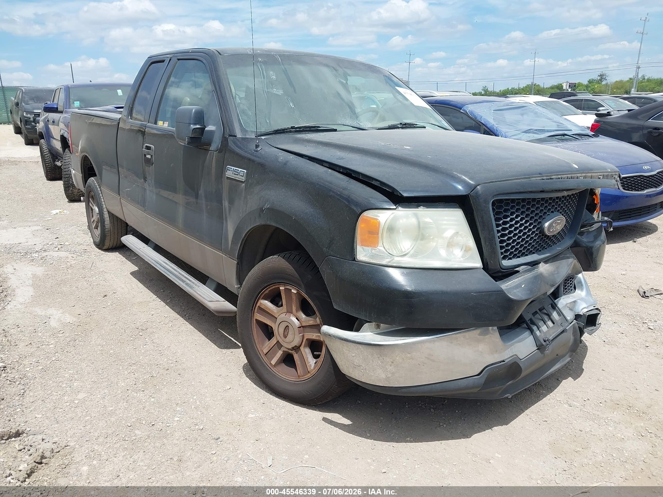 2005 Ford F-150 Stx/xl/xlt Black vin: 1FTRX12W75NB93672