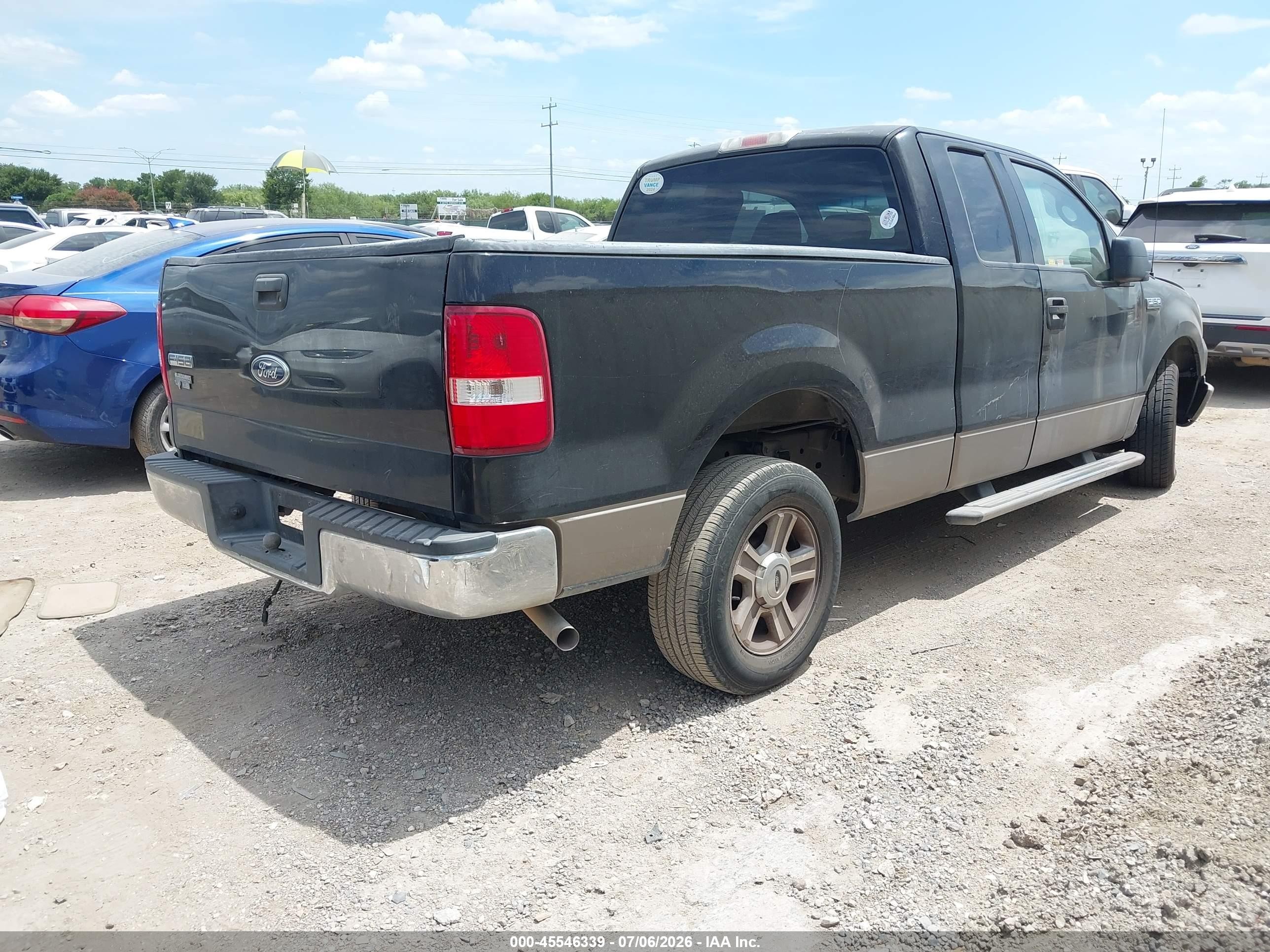 2005 Ford F-150 Stx/xl/xlt Black vin: 1FTRX12W75NB93672