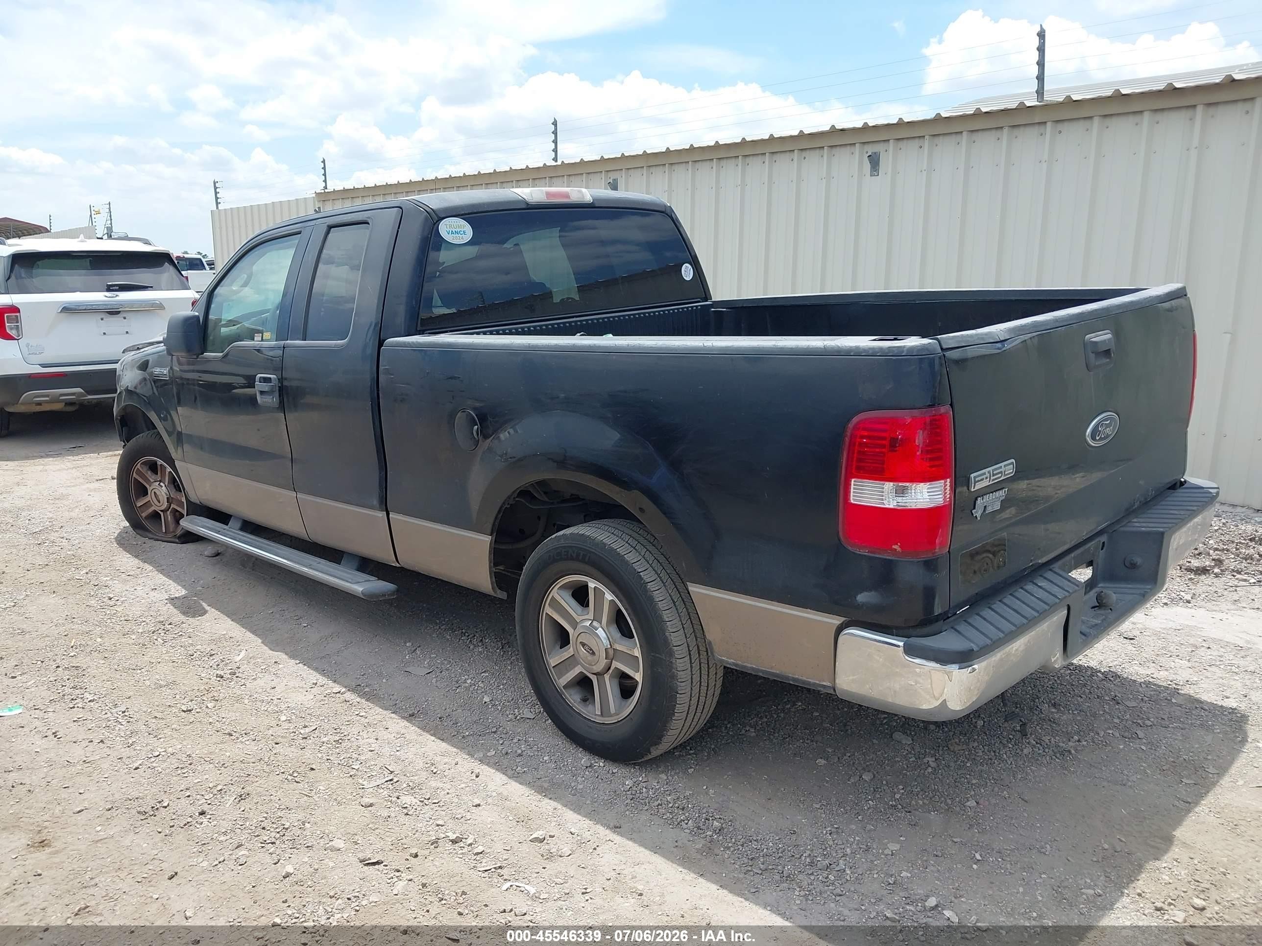 2005 Ford F-150 Stx/xl/xlt Black vin: 1FTRX12W75NB93672