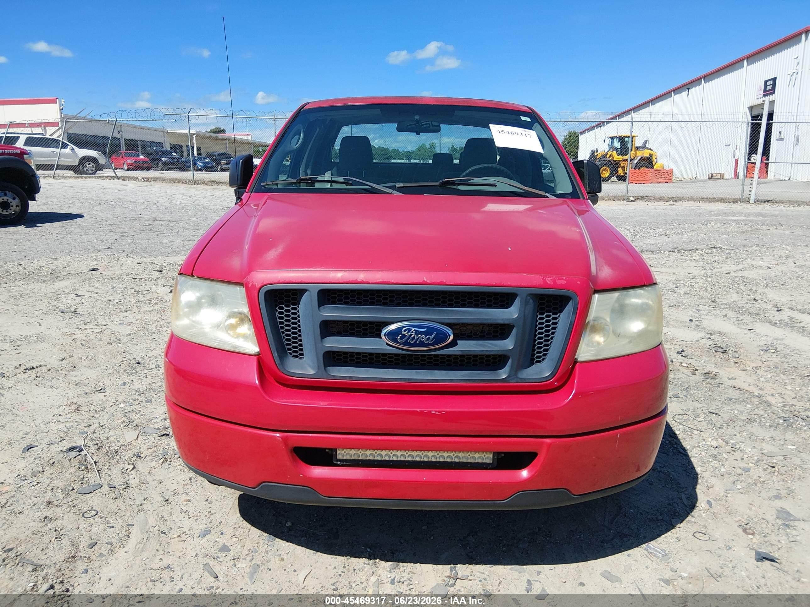 2006 Ford F-150 Stx/xl/xlt Red vin: 1FTRX12W76NA73372