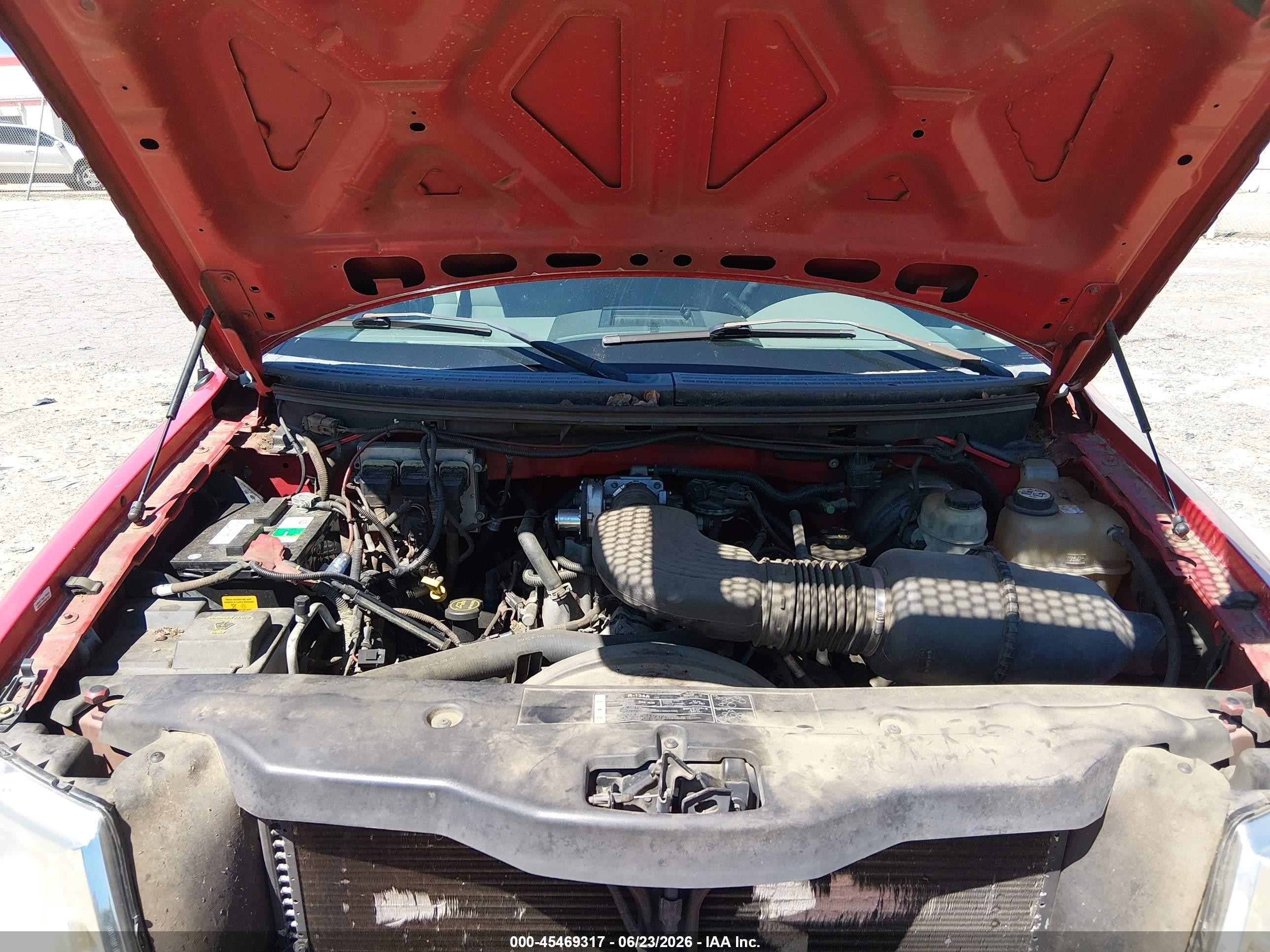 2006 Ford F-150 Stx/xl/xlt Red vin: 1FTRX12W76NA73372