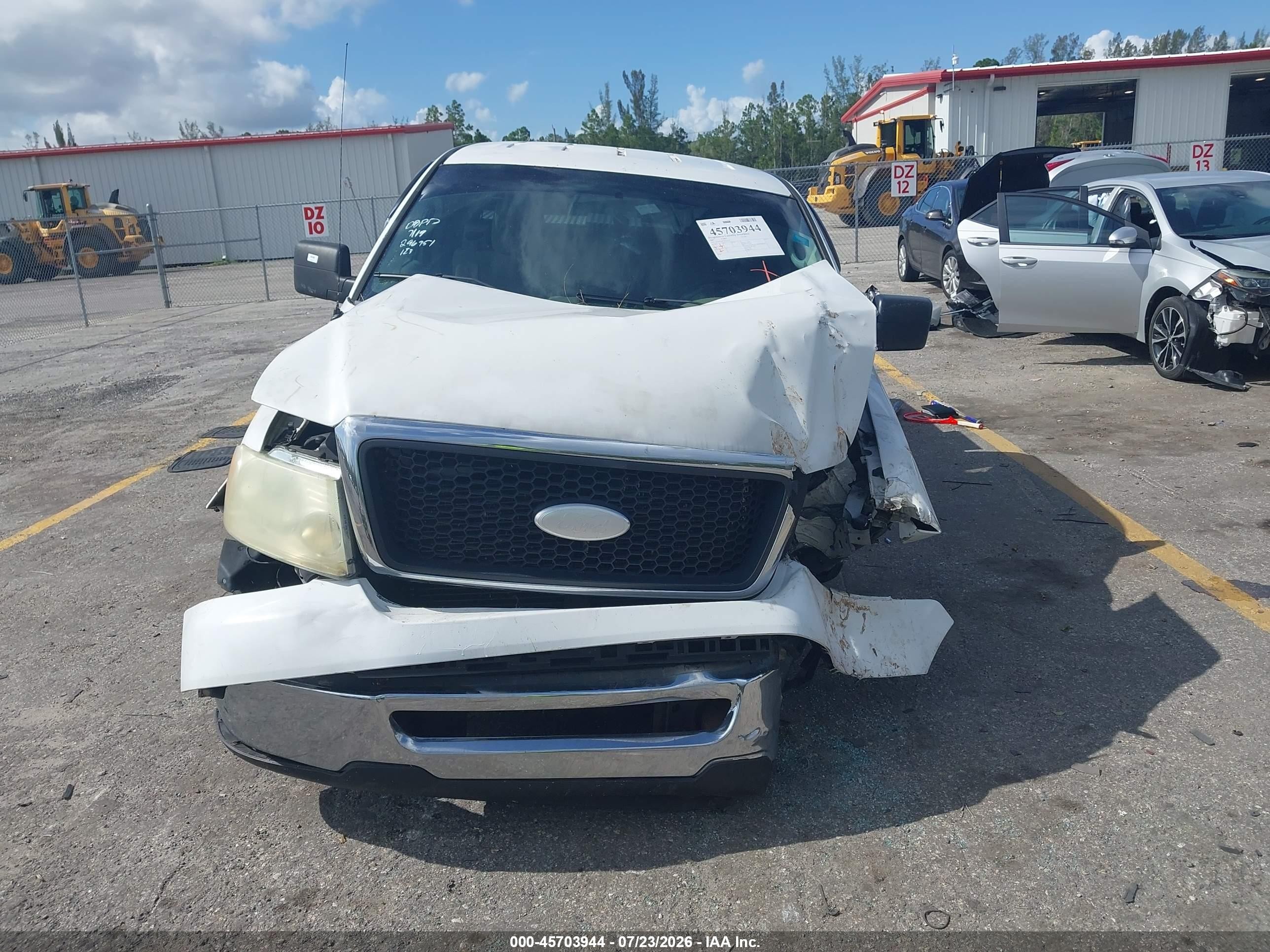 2007 Ford F-150 Stx/xl/xlt White vin: 1FTRX12W77FA36110