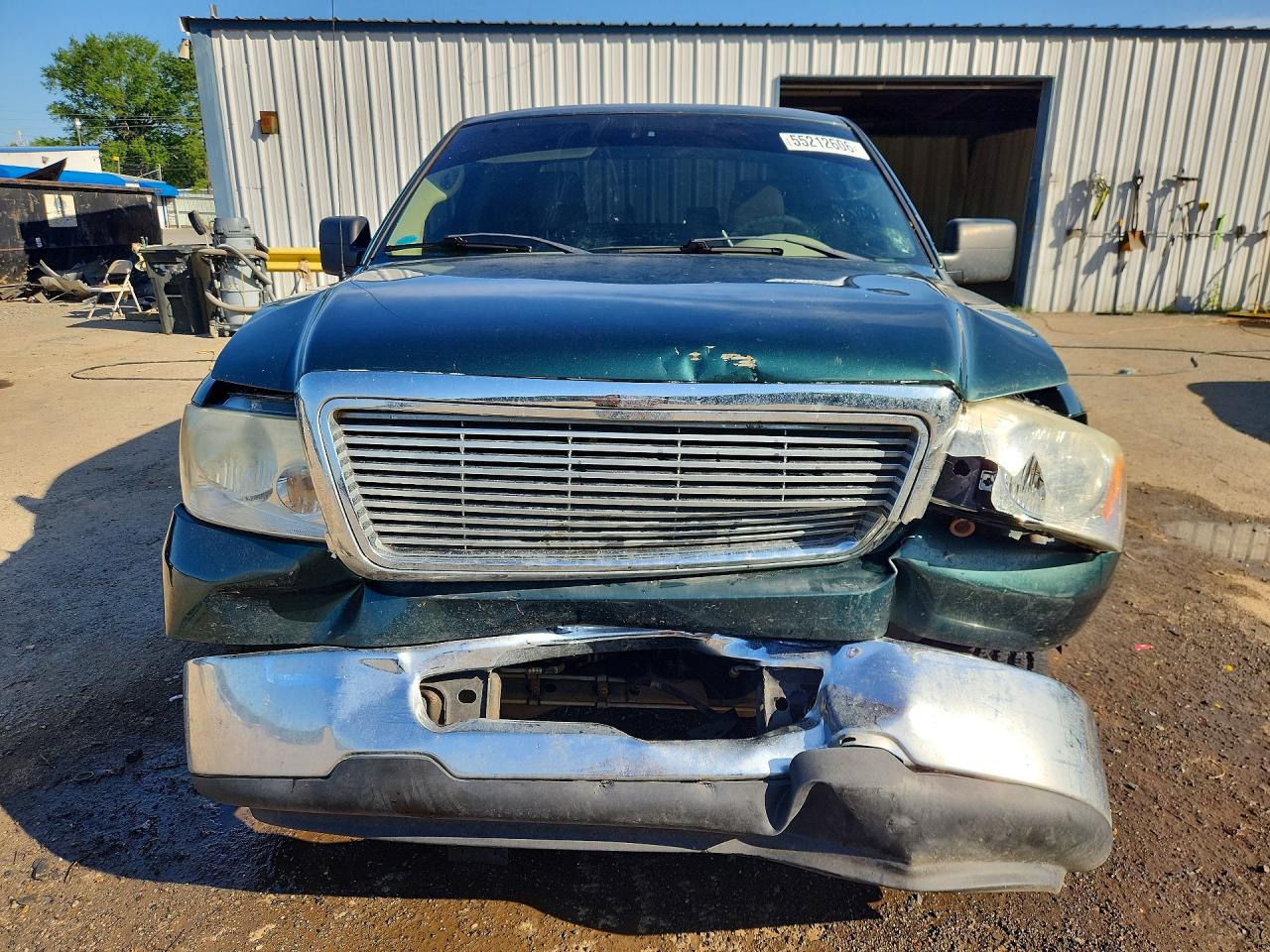 2007 Ford F150 Green vin: 1FTRX12W77FB36935