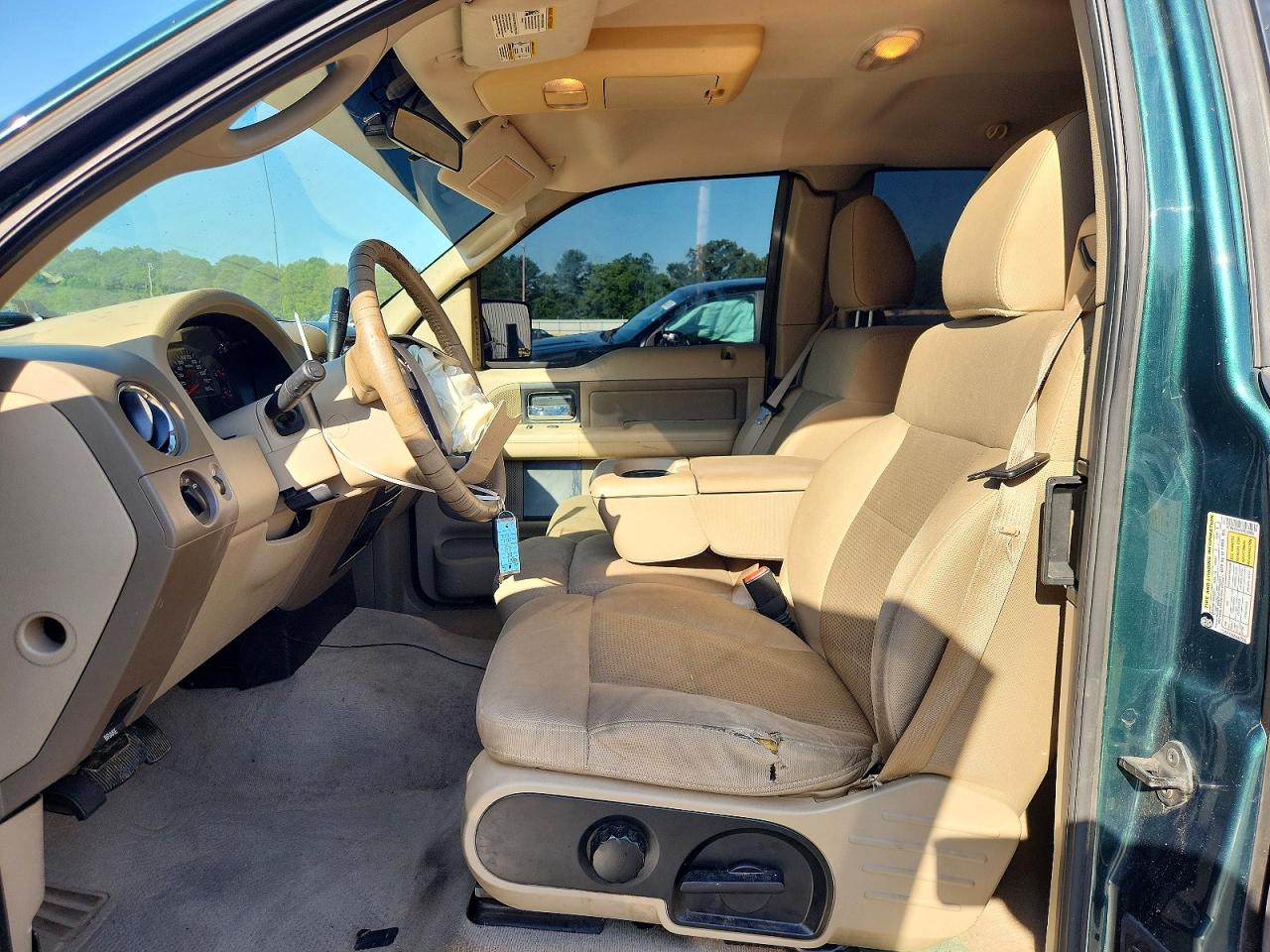 2007 Ford F150 Green vin: 1FTRX12W77FB36935