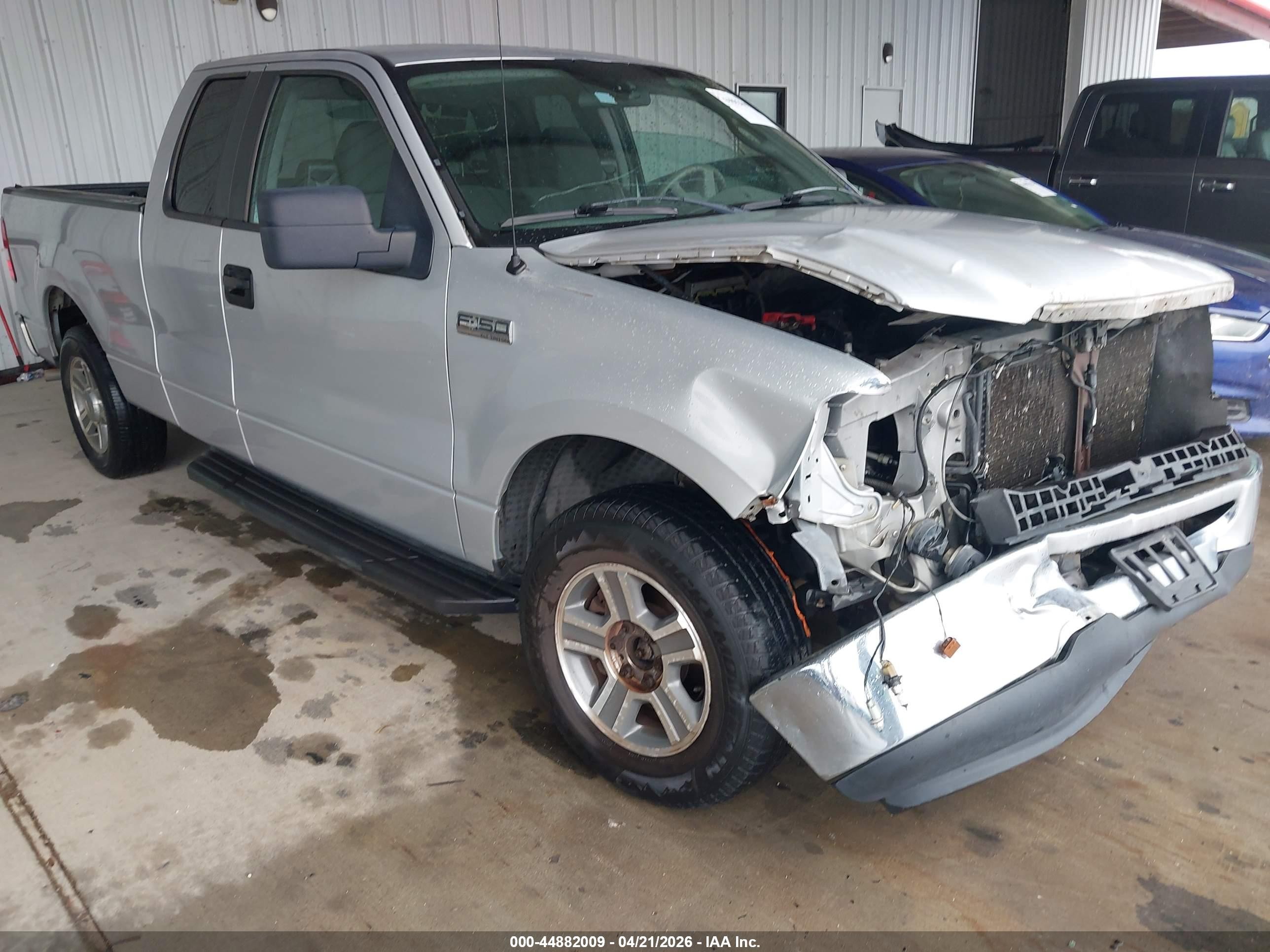 2007 Ford F-150 Stx/xl/xlt Silver vin: 1FTRX12W77NA49624