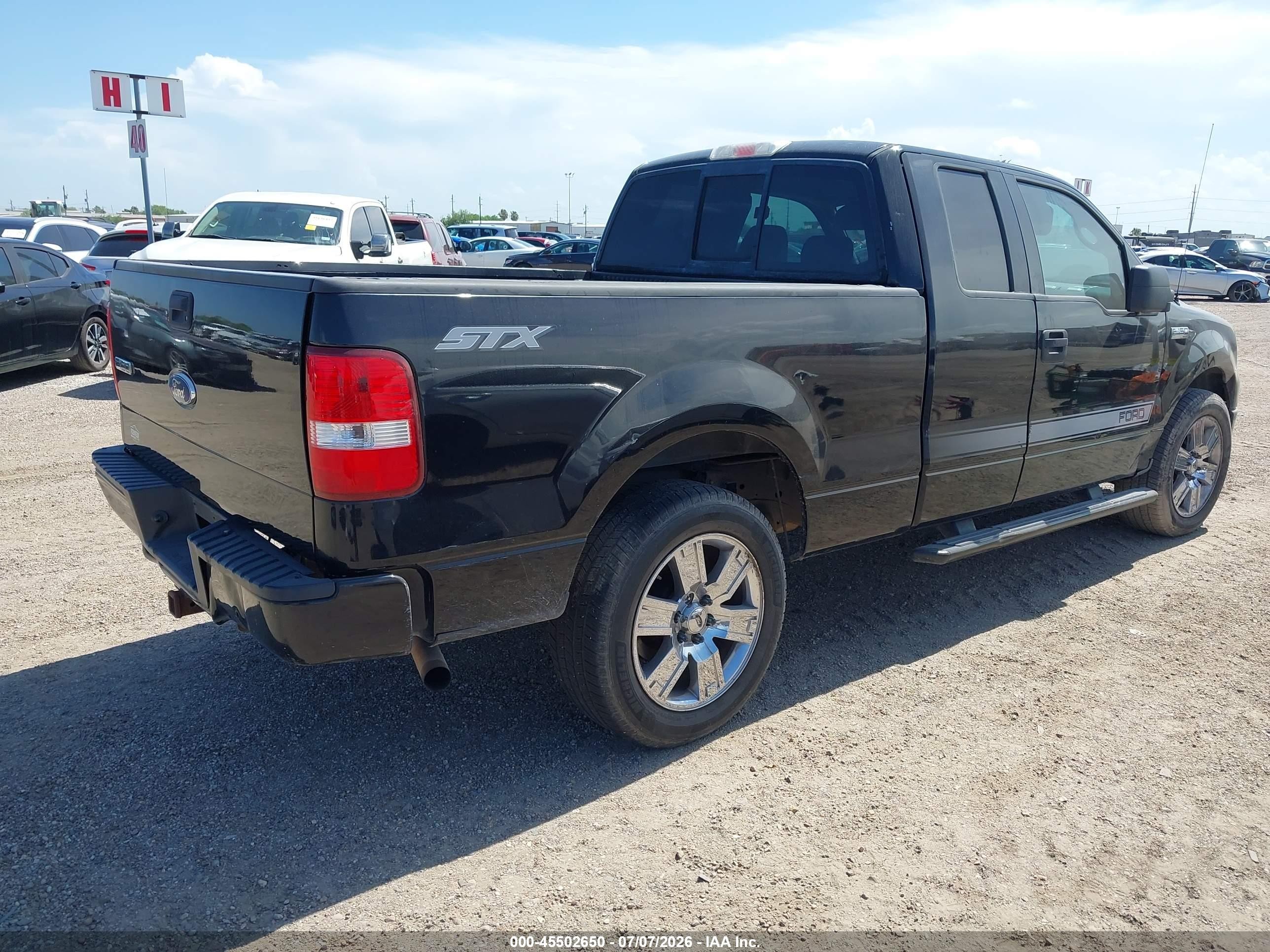2008 Ford F-150 60th Anniversary/fx2/stx/xl/xlt Black vin: 1FTRX12W78FA03674