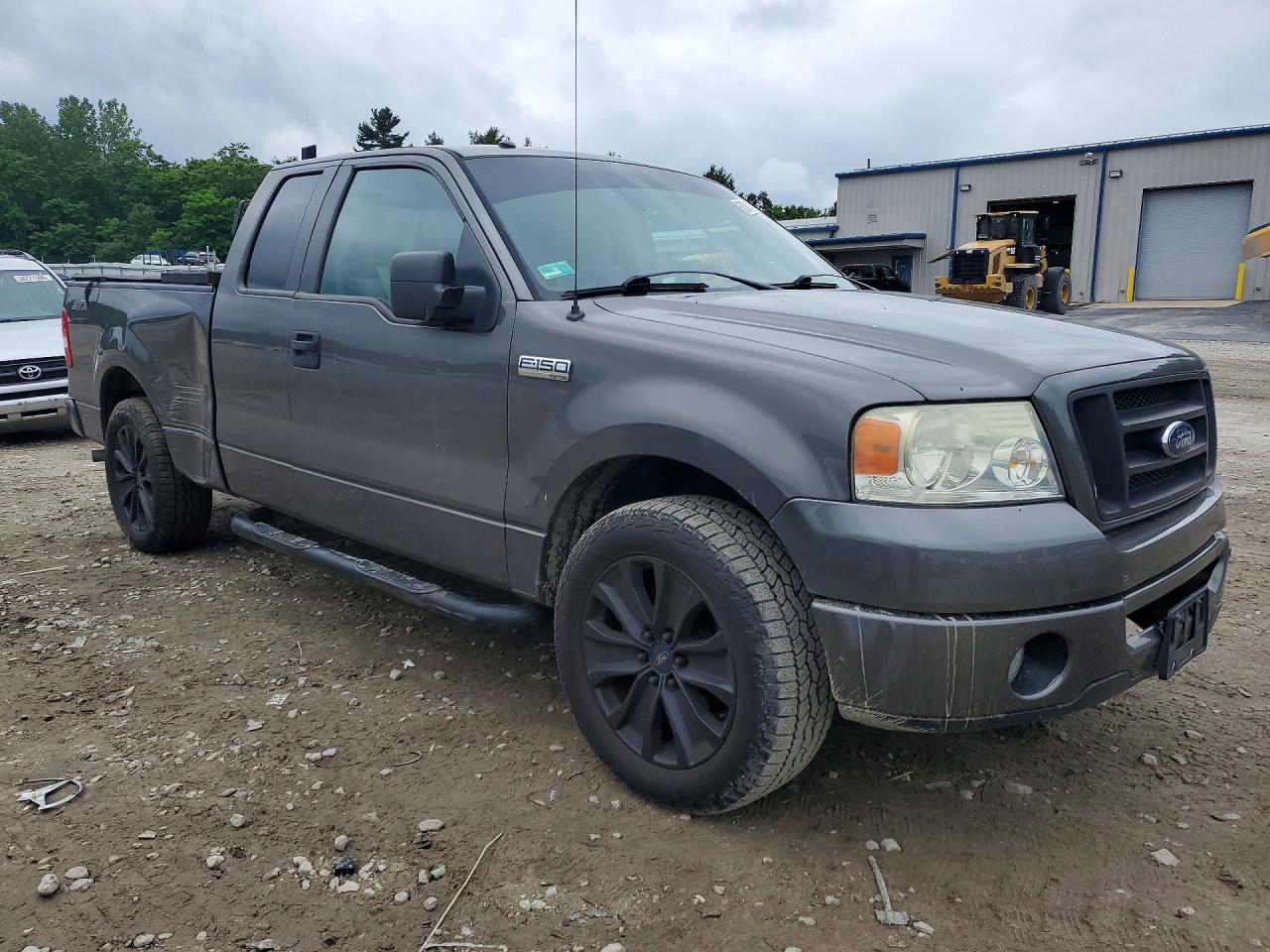 2008 Ford F150 Gray vin: 1FTRX12W78FB78894