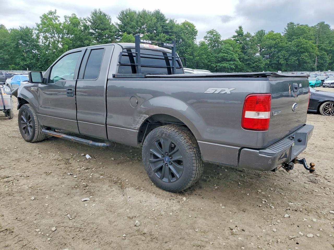 2008 Ford F150 Gray vin: 1FTRX12W78FB78894