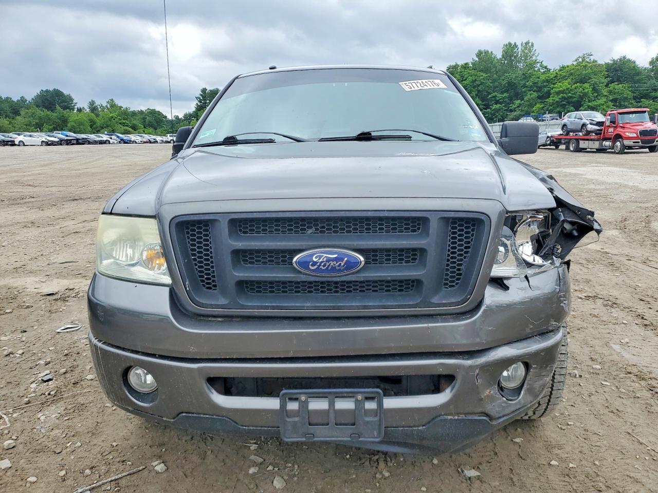 2008 Ford F150 Gray vin: 1FTRX12W78FB78894