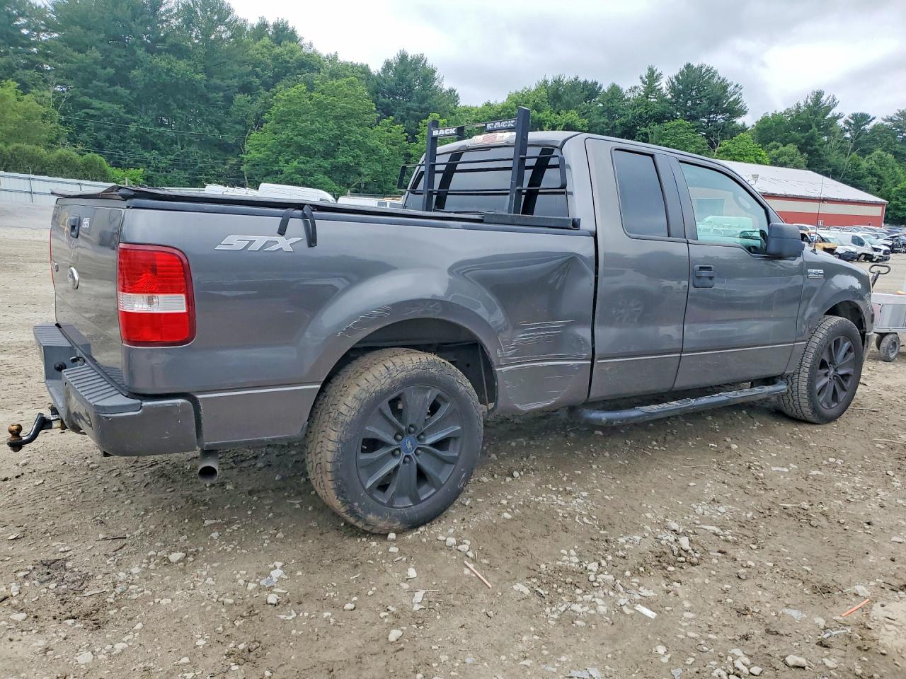 2008 Ford F150 Gray vin: 1FTRX12W78FB78894