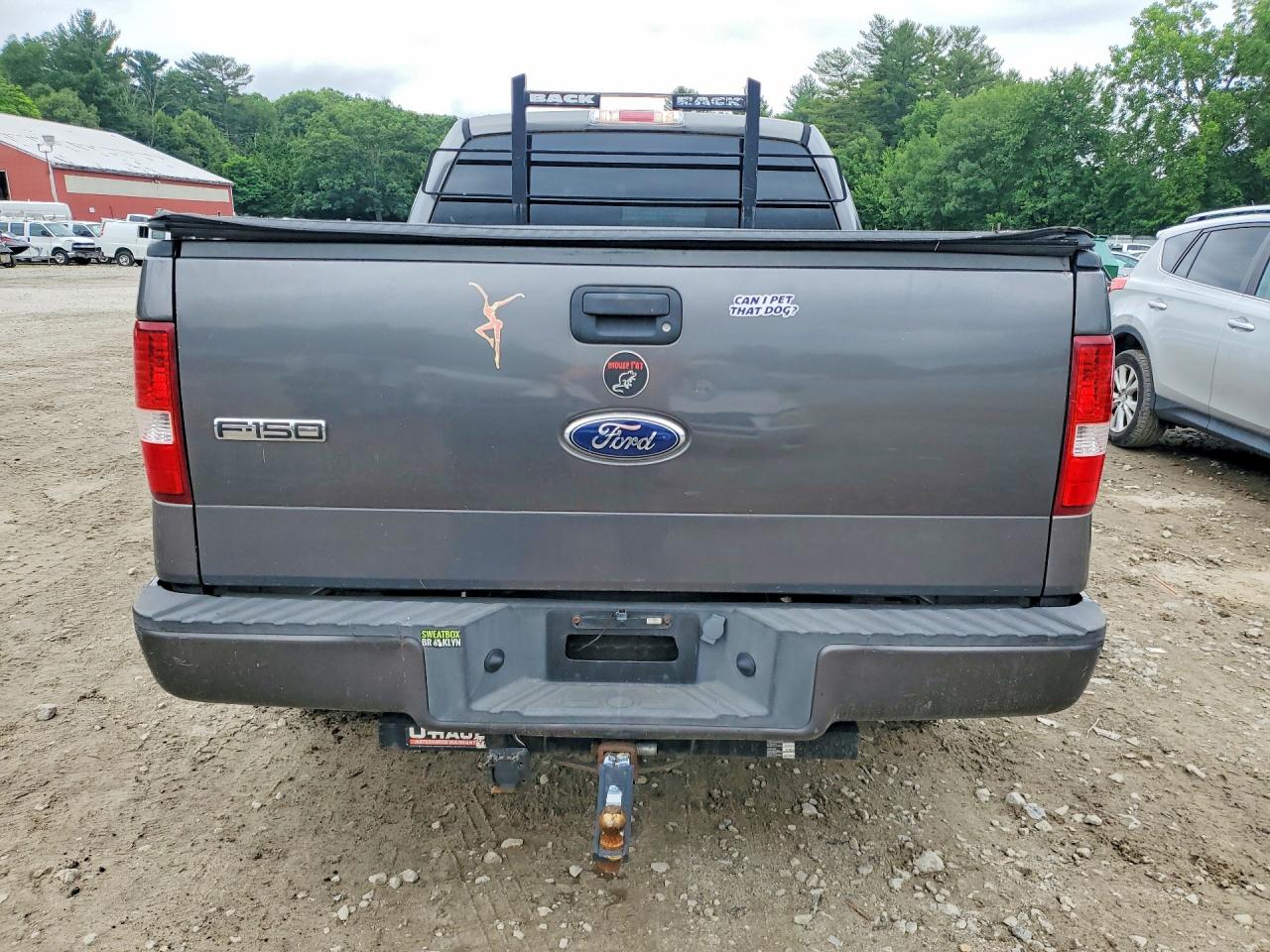 2008 Ford F150 Gray vin: 1FTRX12W78FB78894