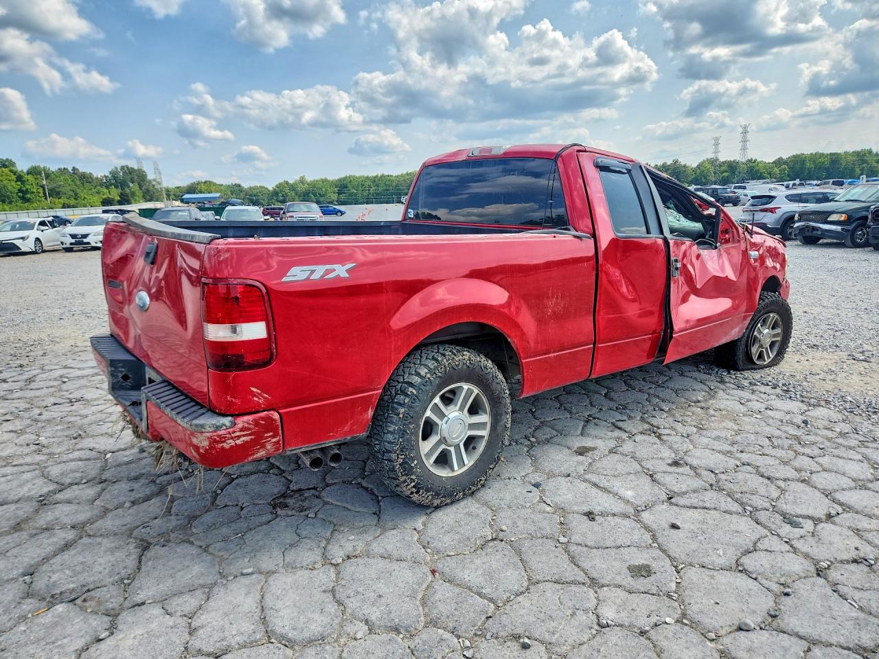 2008 Ford F150 Red vin: 1FTRX12W78KE99504