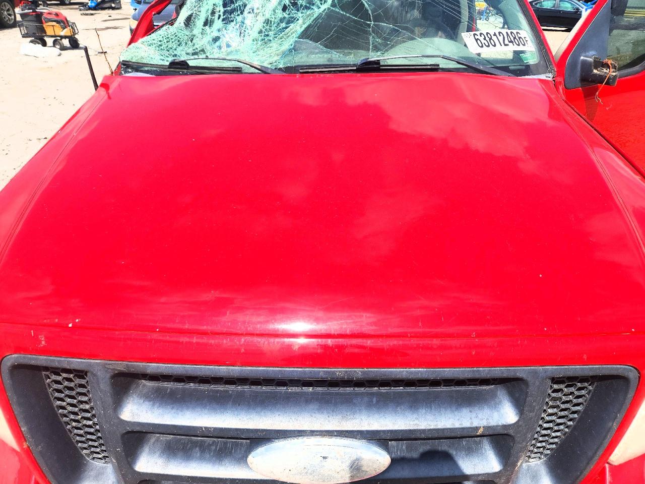 2008 Ford F150 Red vin: 1FTRX12W78KE99504