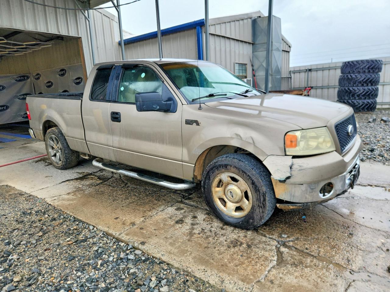 2006 Ford F150 Tan vin: 1FTRX12W86NA53602