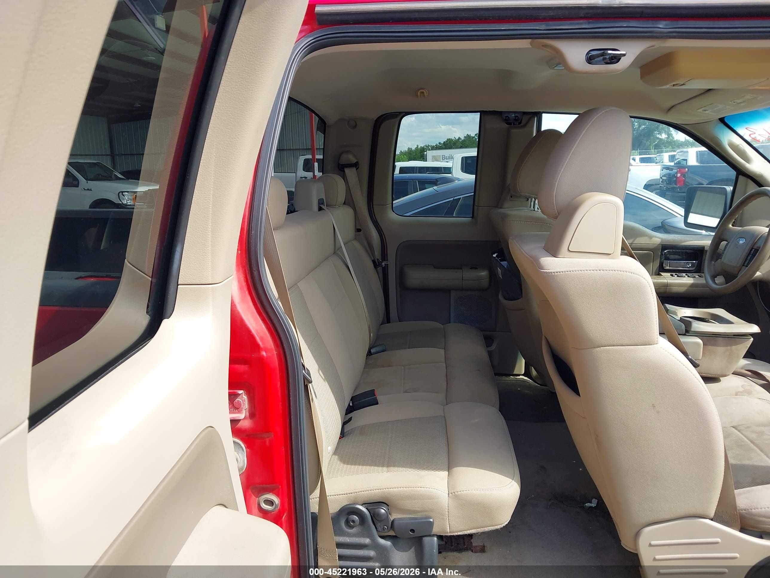 2006 Ford F-150 Stx/xl/xlt Red vin: 1FTRX12W86NA81853