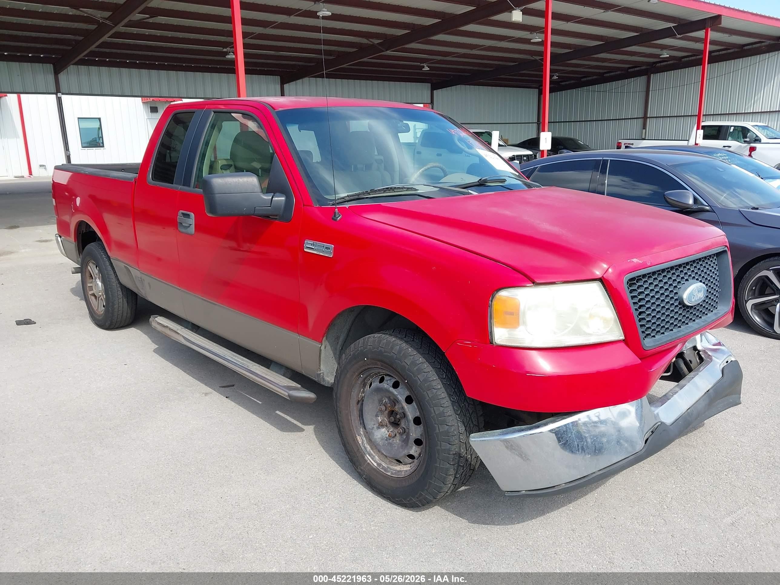 2006 Ford F-150 Stx/xl/xlt Red vin: 1FTRX12W86NA81853
