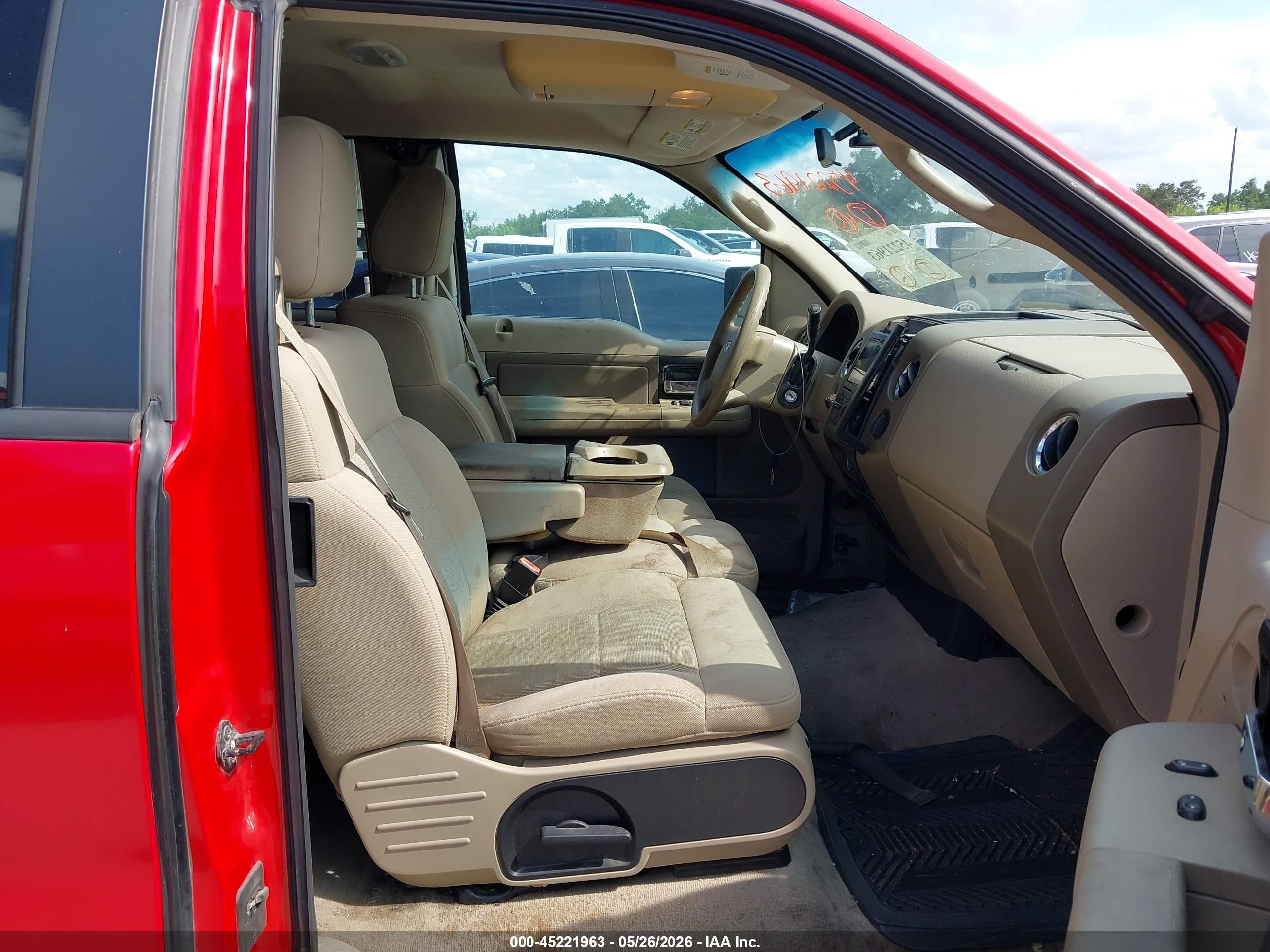 2006 Ford F-150 Stx/xl/xlt Red vin: 1FTRX12W86NA81853