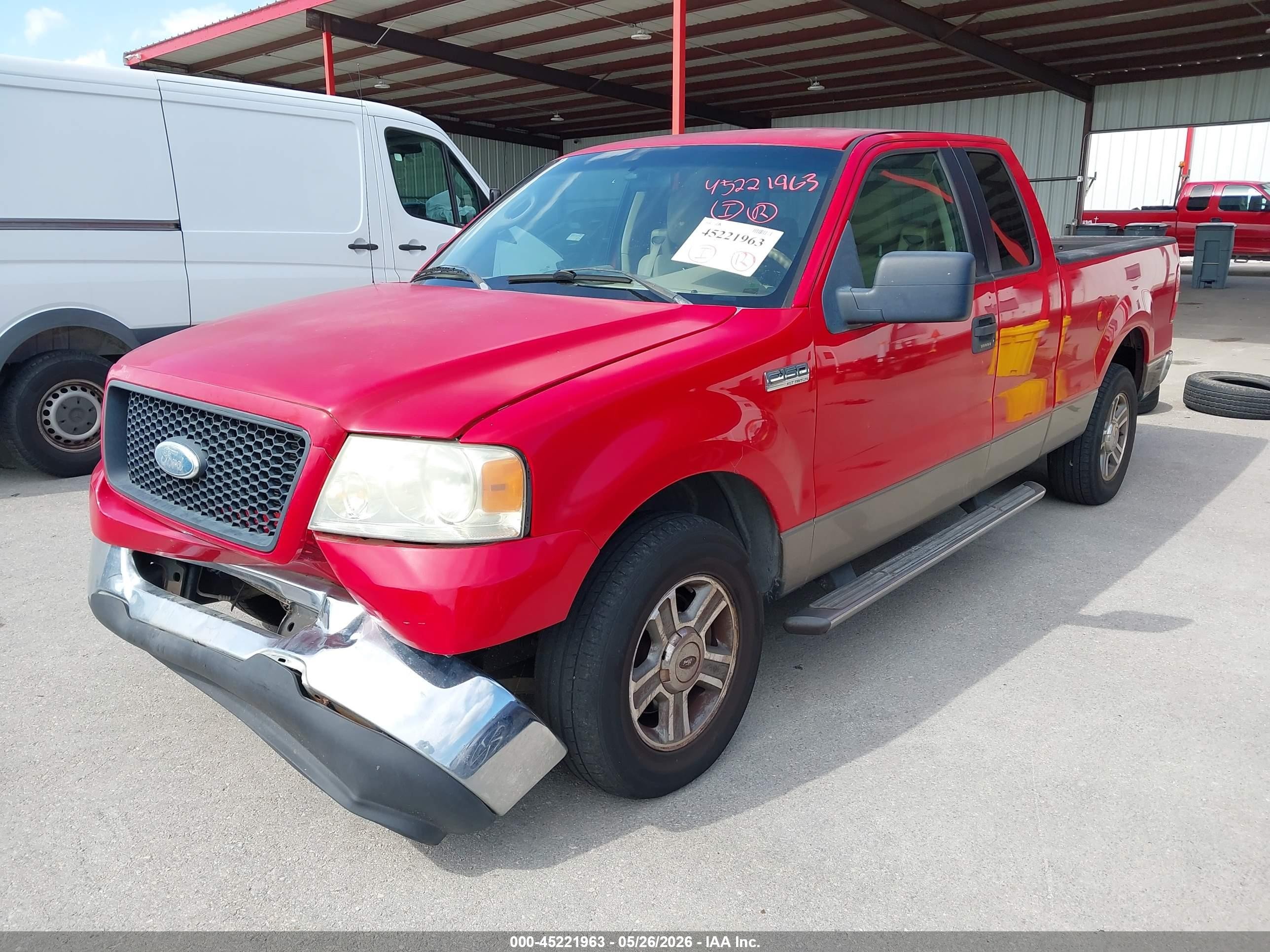 2006 Ford F-150 Stx/xl/xlt Red vin: 1FTRX12W86NA81853