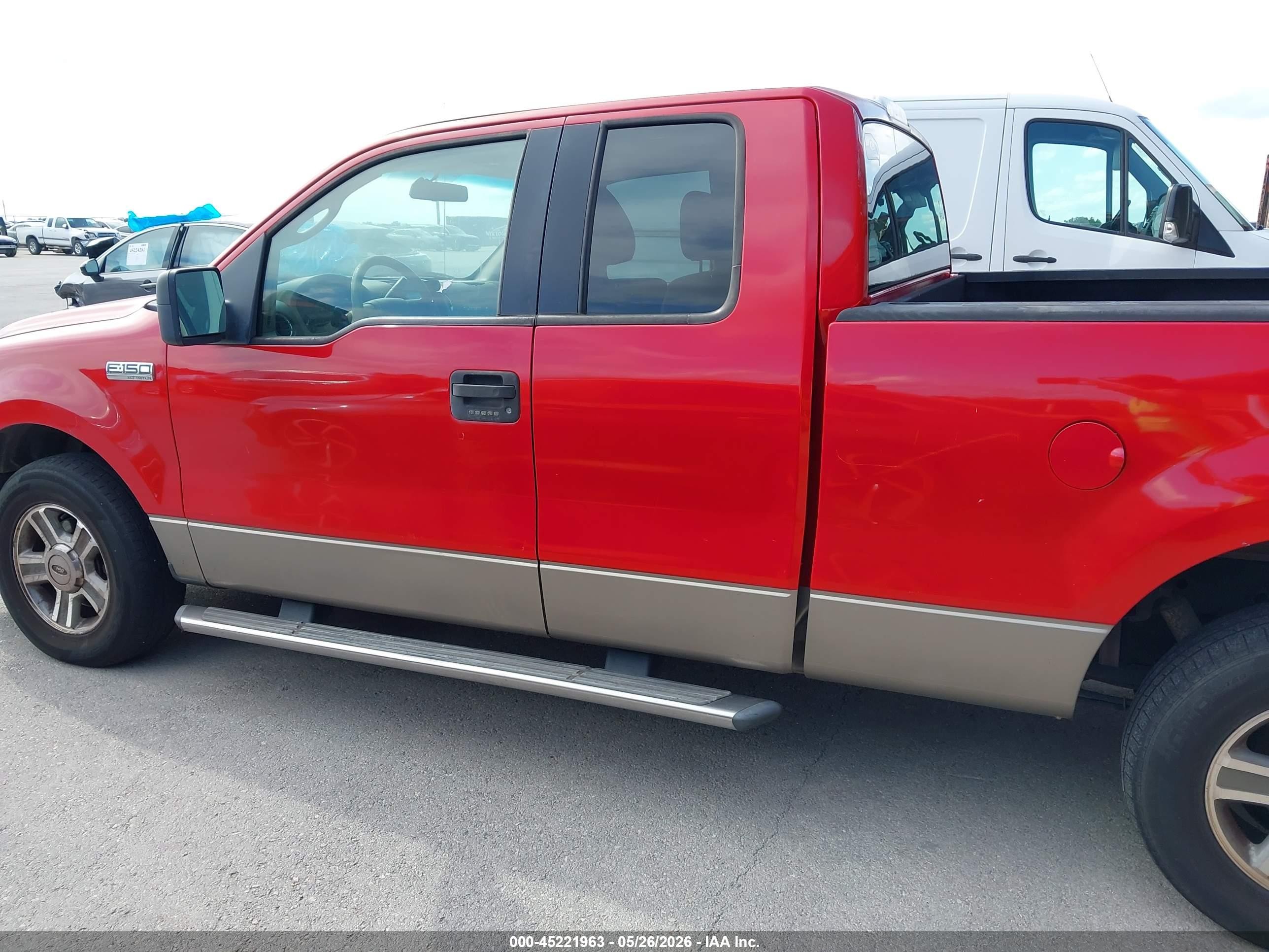 2006 Ford F-150 Stx/xl/xlt Red vin: 1FTRX12W86NA81853