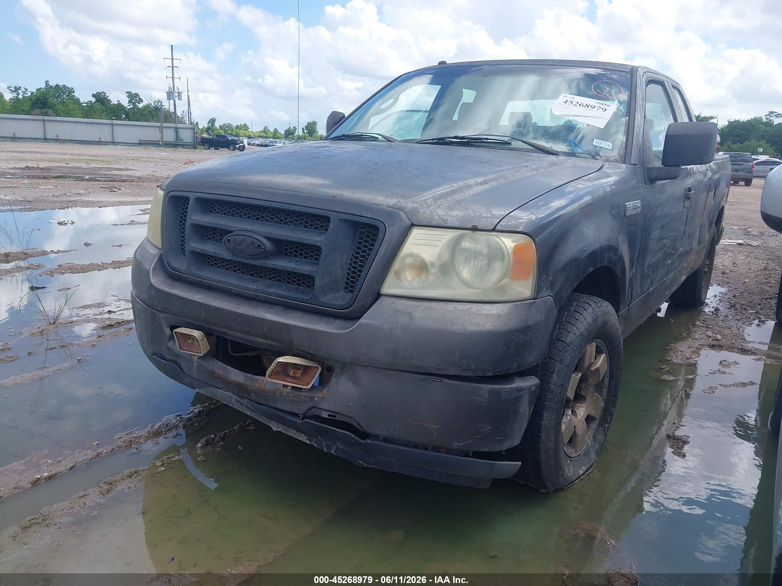 2006 Ford F-150 Stx/xl/xlt Gray vin: 1FTRX12W86NB58205