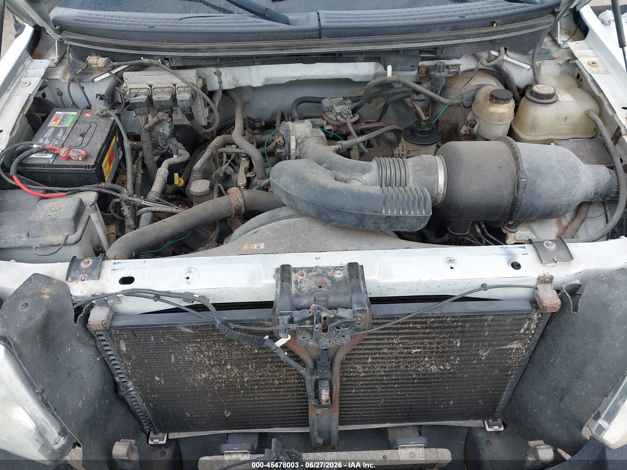 2007 Ford F-150 Stx/xl/xlt White vin: 1FTRX12W87FA64644