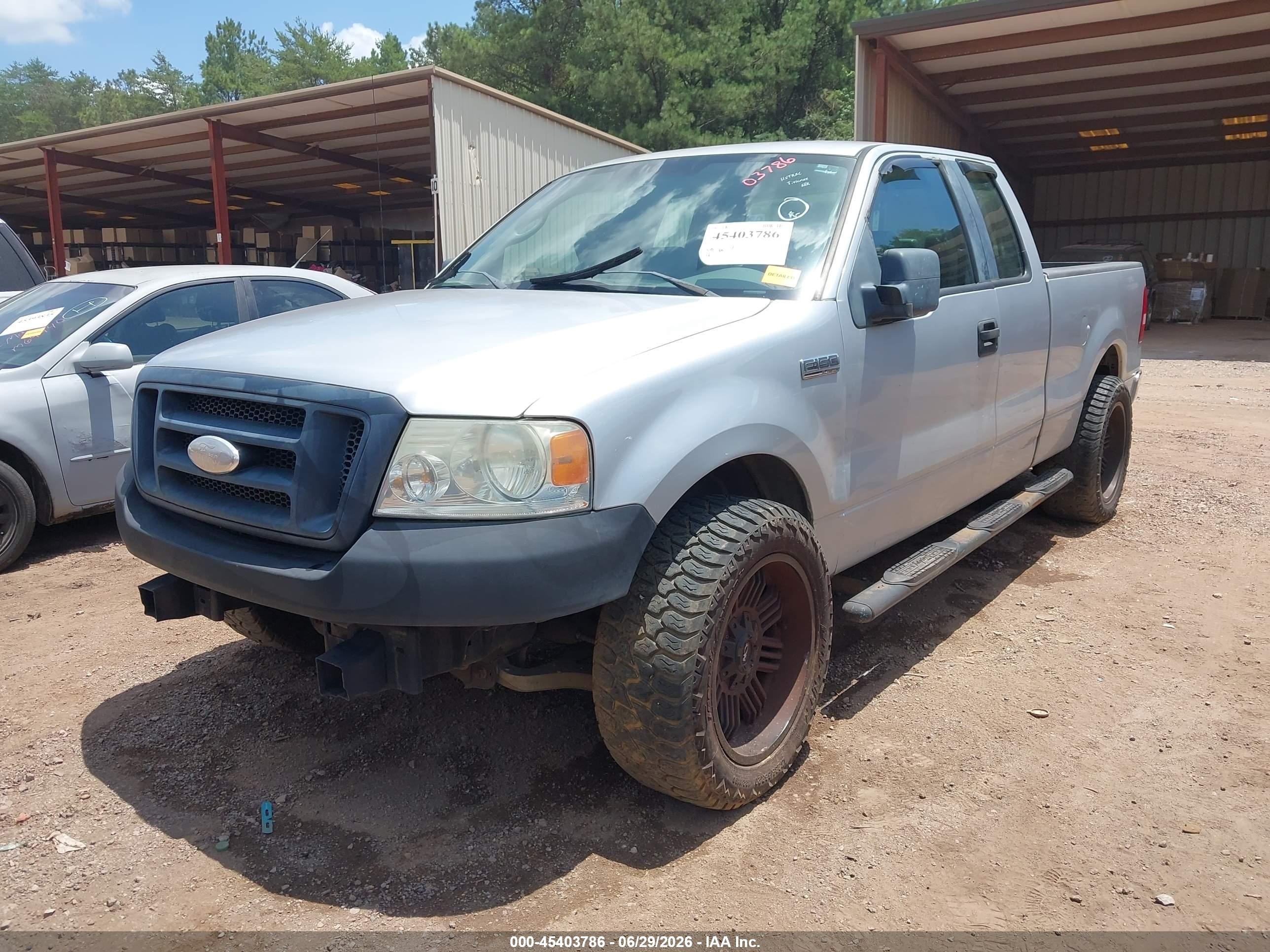 2007 Ford F-150 Stx/xl/xlt Silver vin: 1FTRX12W87FA74073