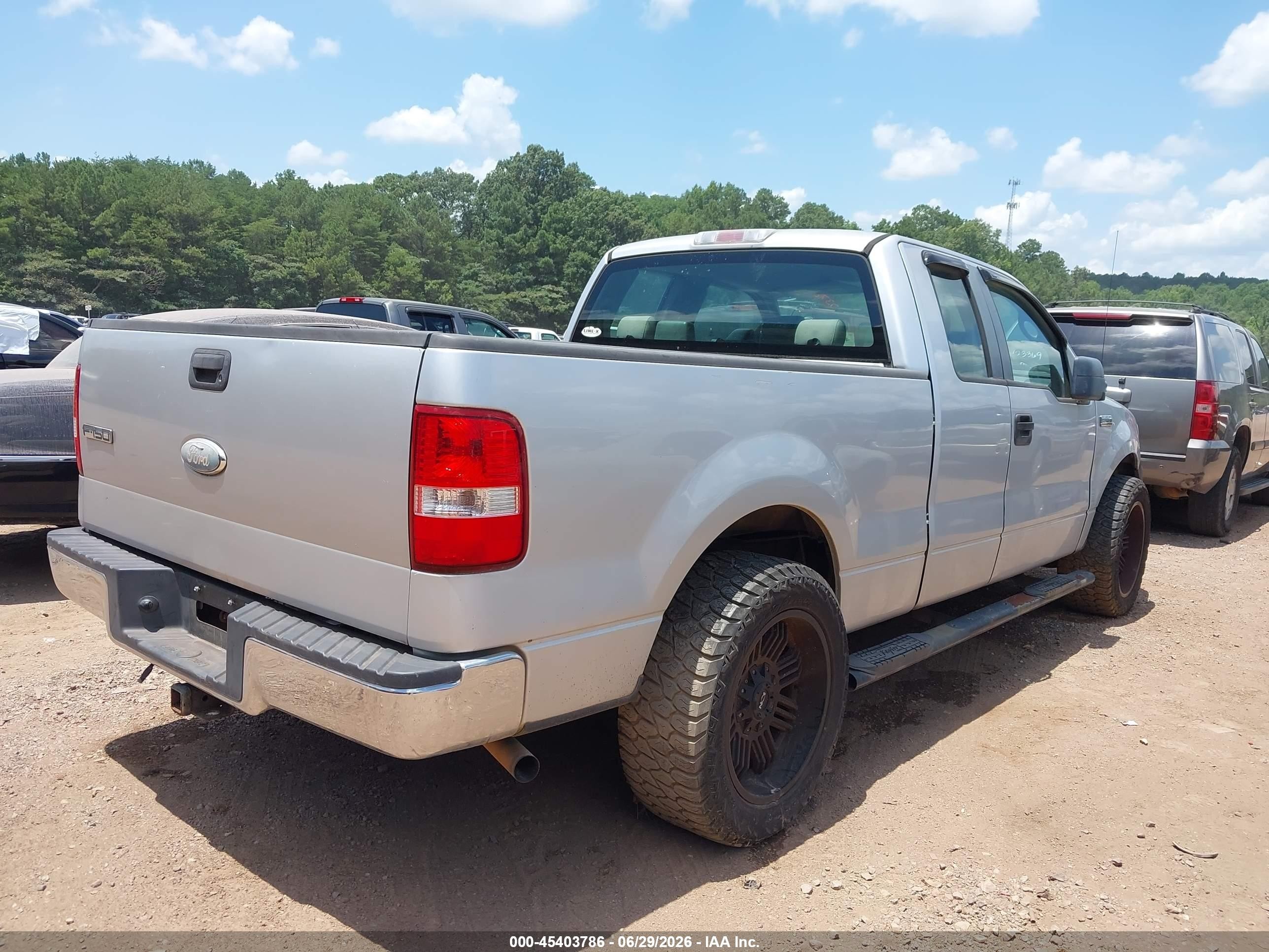 2007 Ford F-150 Stx/xl/xlt Silver vin: 1FTRX12W87FA74073
