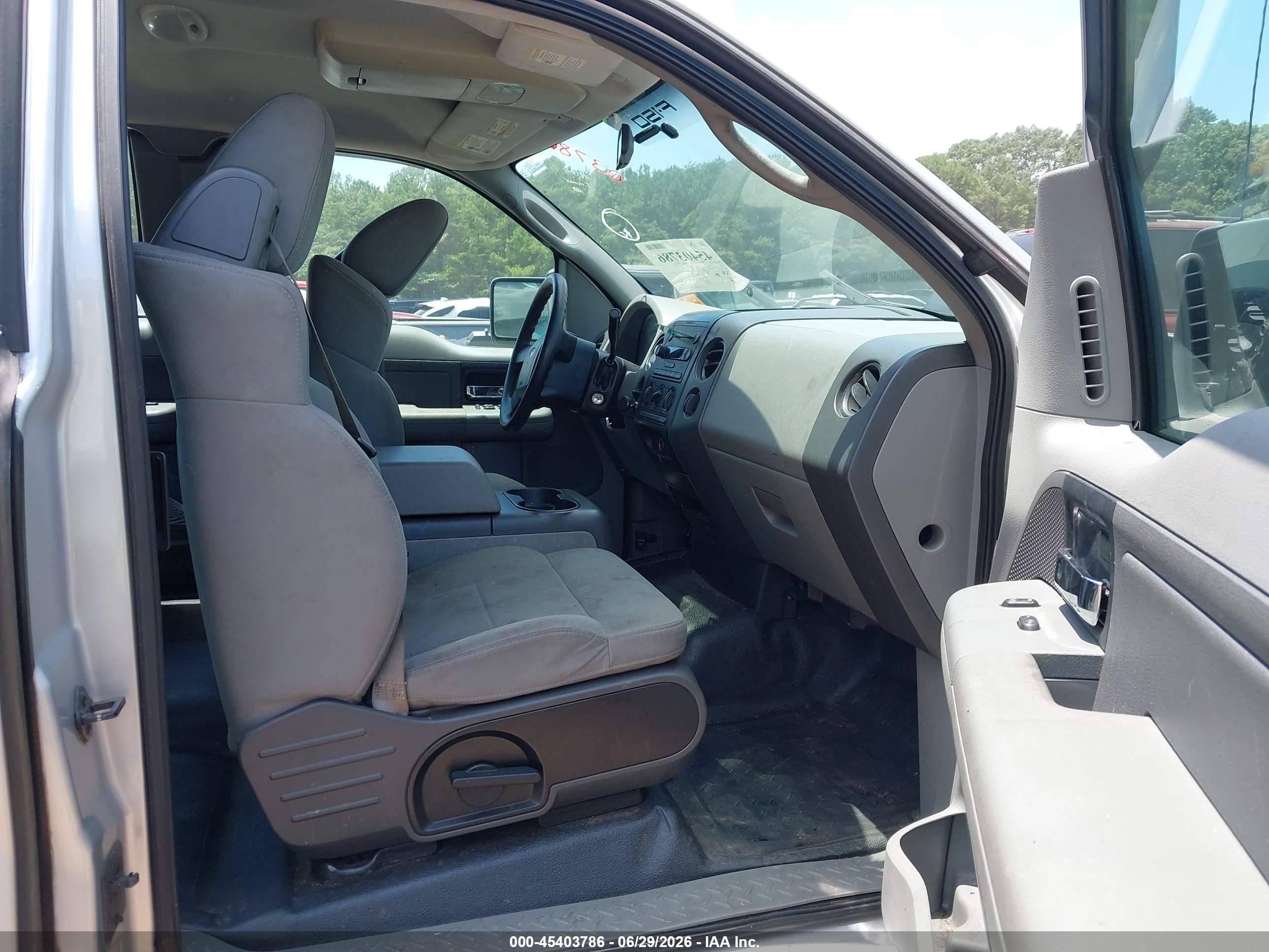 2007 Ford F-150 Stx/xl/xlt Silver vin: 1FTRX12W87FA74073