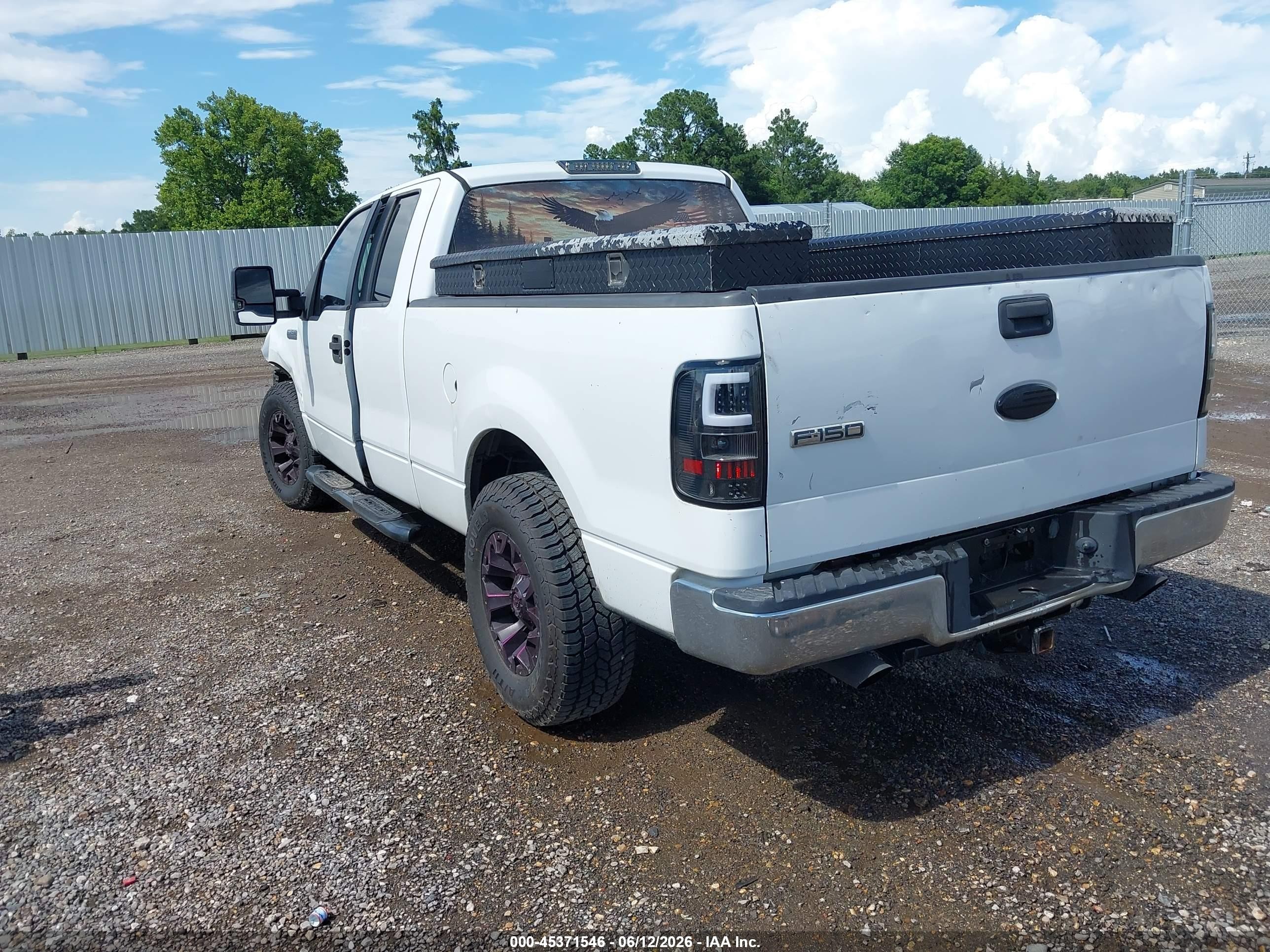2007 Ford F-150 Stx/xl/xlt White vin: 1FTRX12W87FB59415