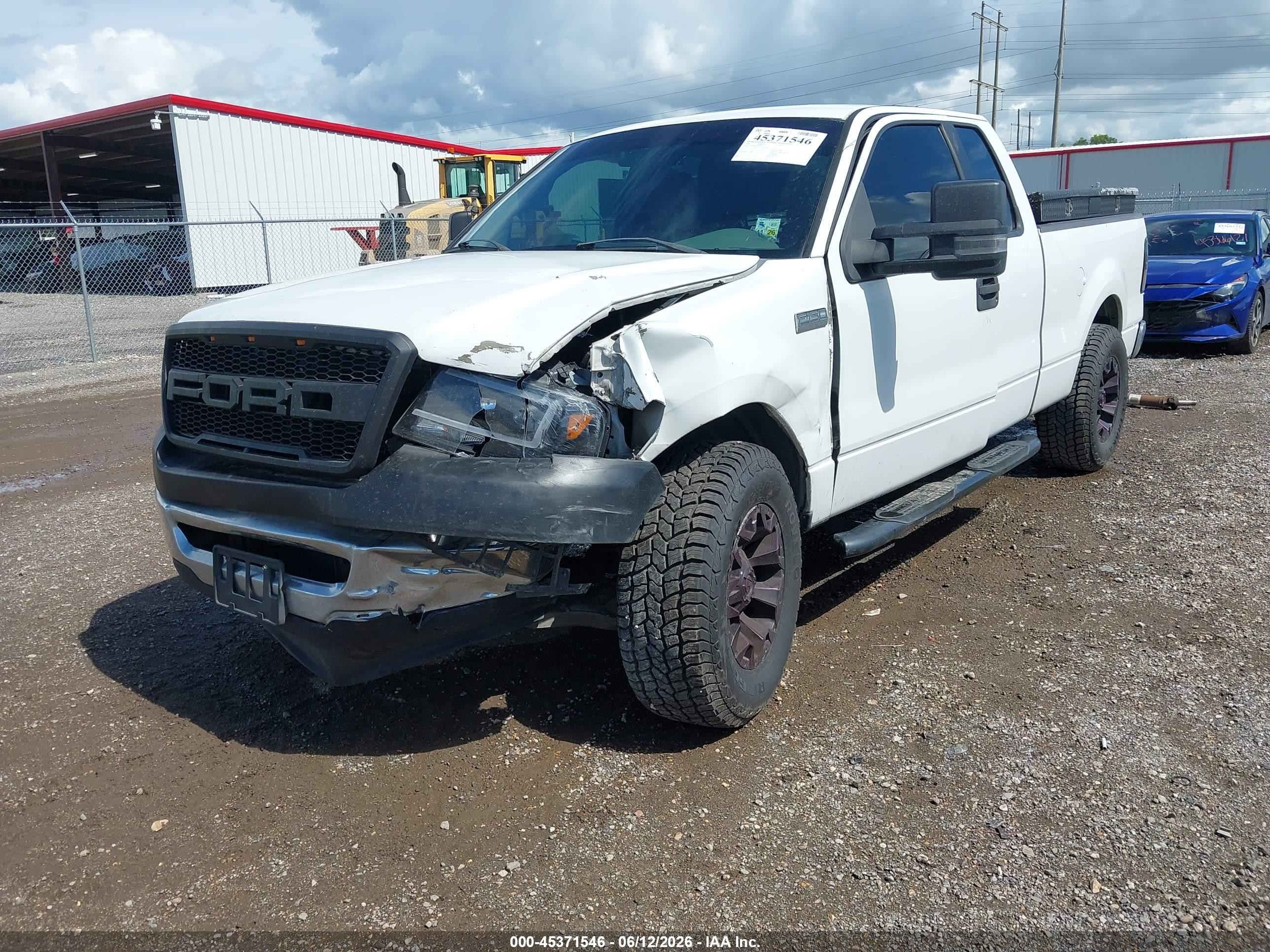 2007 Ford F-150 Stx/xl/xlt White vin: 1FTRX12W87FB59415