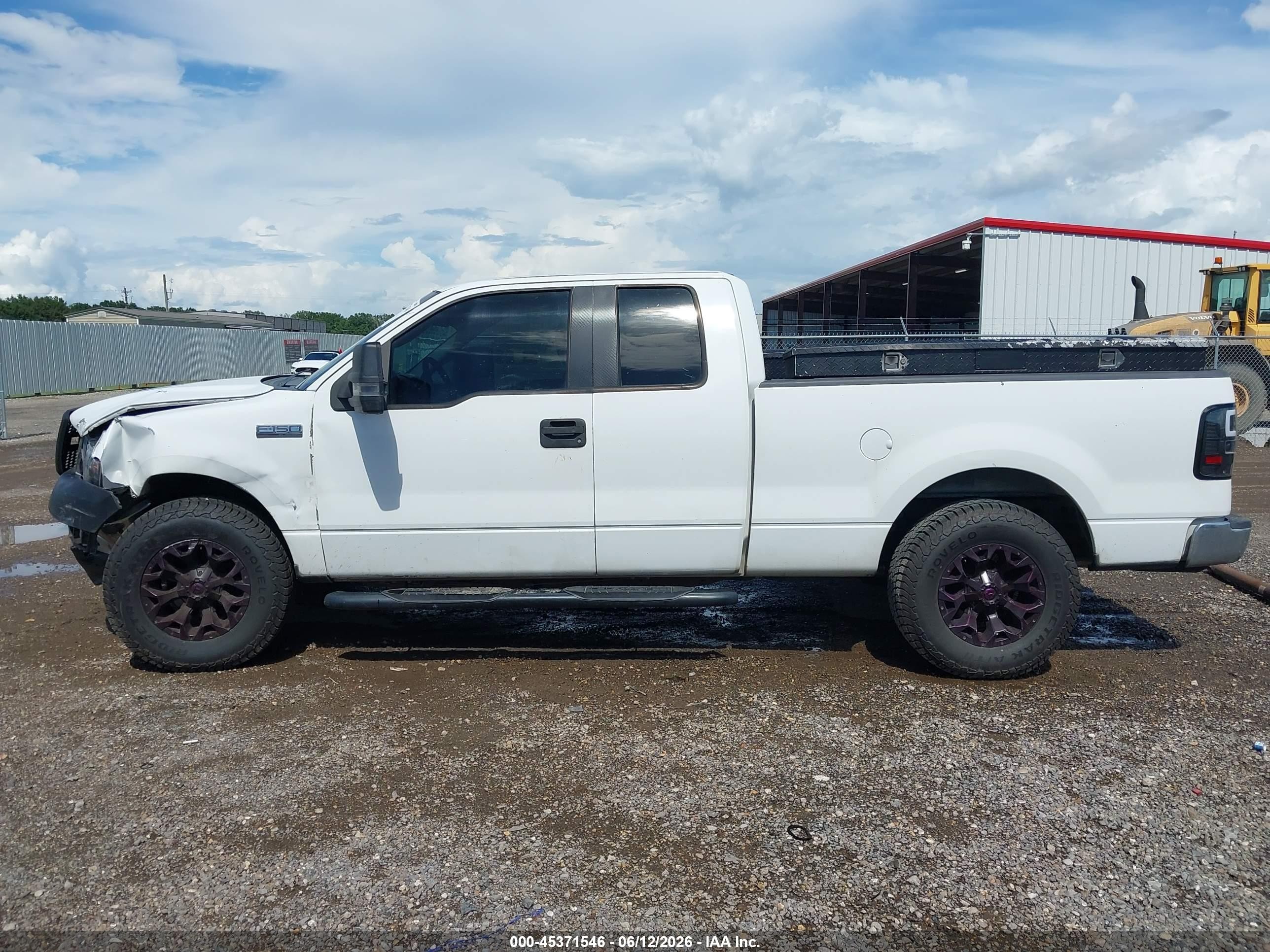 2007 Ford F-150 Stx/xl/xlt White vin: 1FTRX12W87FB59415