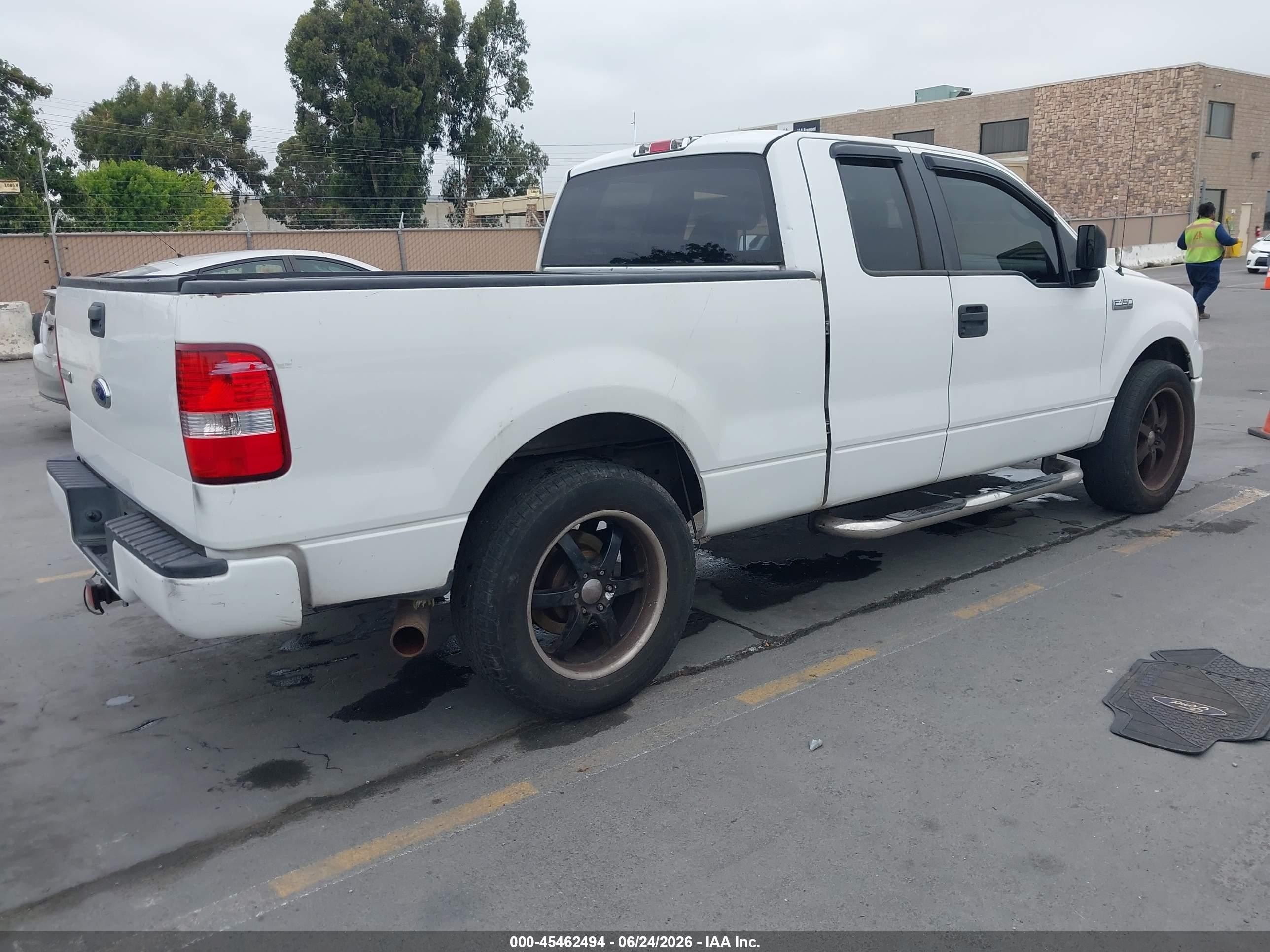 2007 Ford F-150 Stx/xl/xlt White vin: 1FTRX12W87KD03374