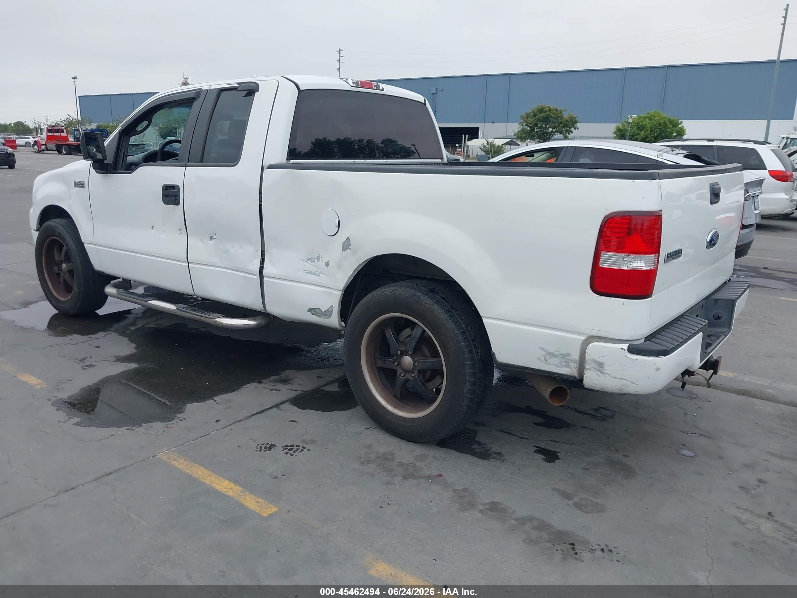 2007 Ford F-150 Stx/xl/xlt White vin: 1FTRX12W87KD03374