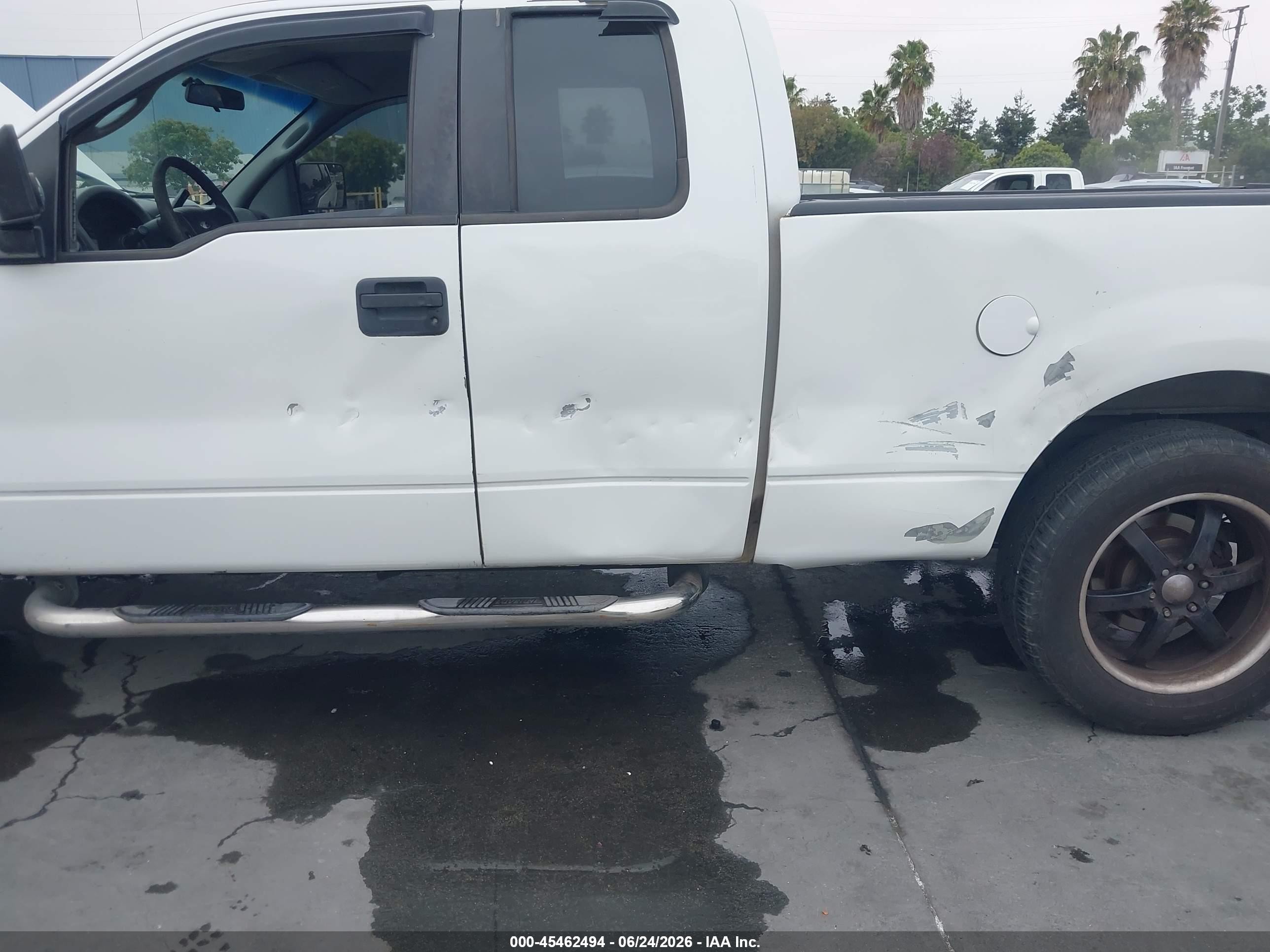 2007 Ford F-150 Stx/xl/xlt White vin: 1FTRX12W87KD03374
