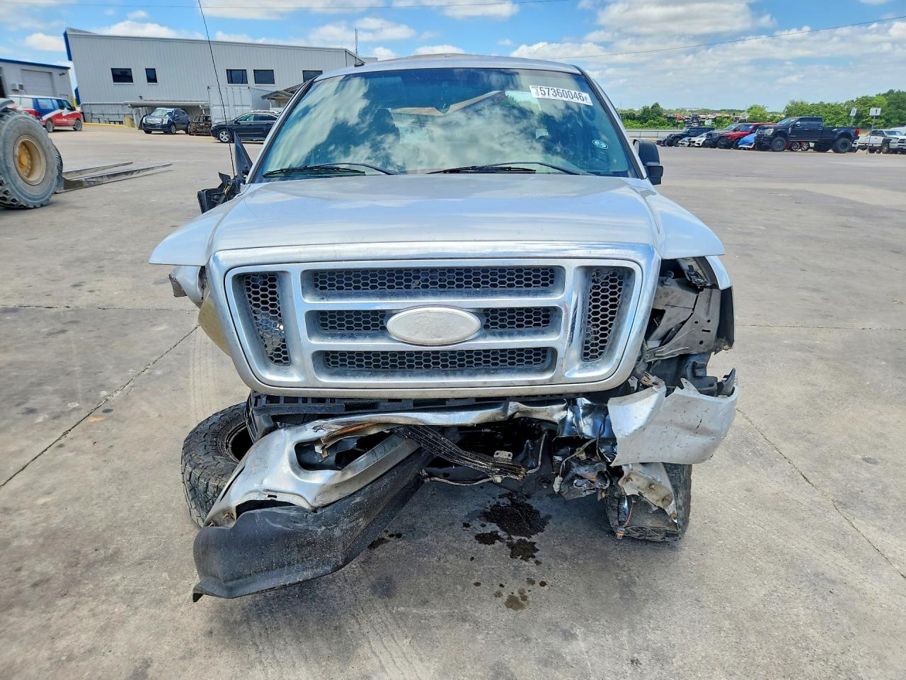 2007 Ford F150 Silver vin: 1FTRX12W87KD26041